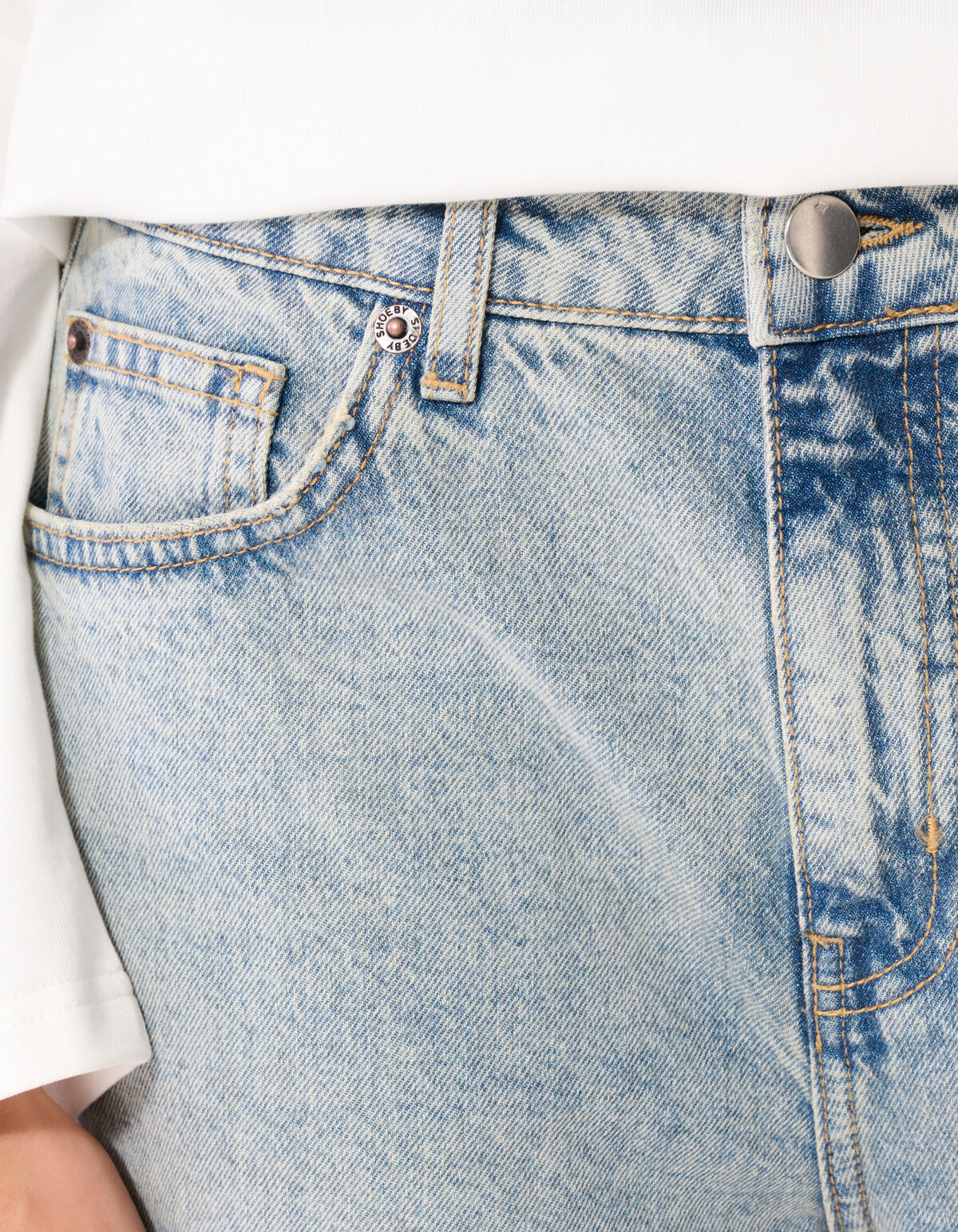 Jeans mit geschwungener Weiter Passform Mediumston SHOEBY WOMEN