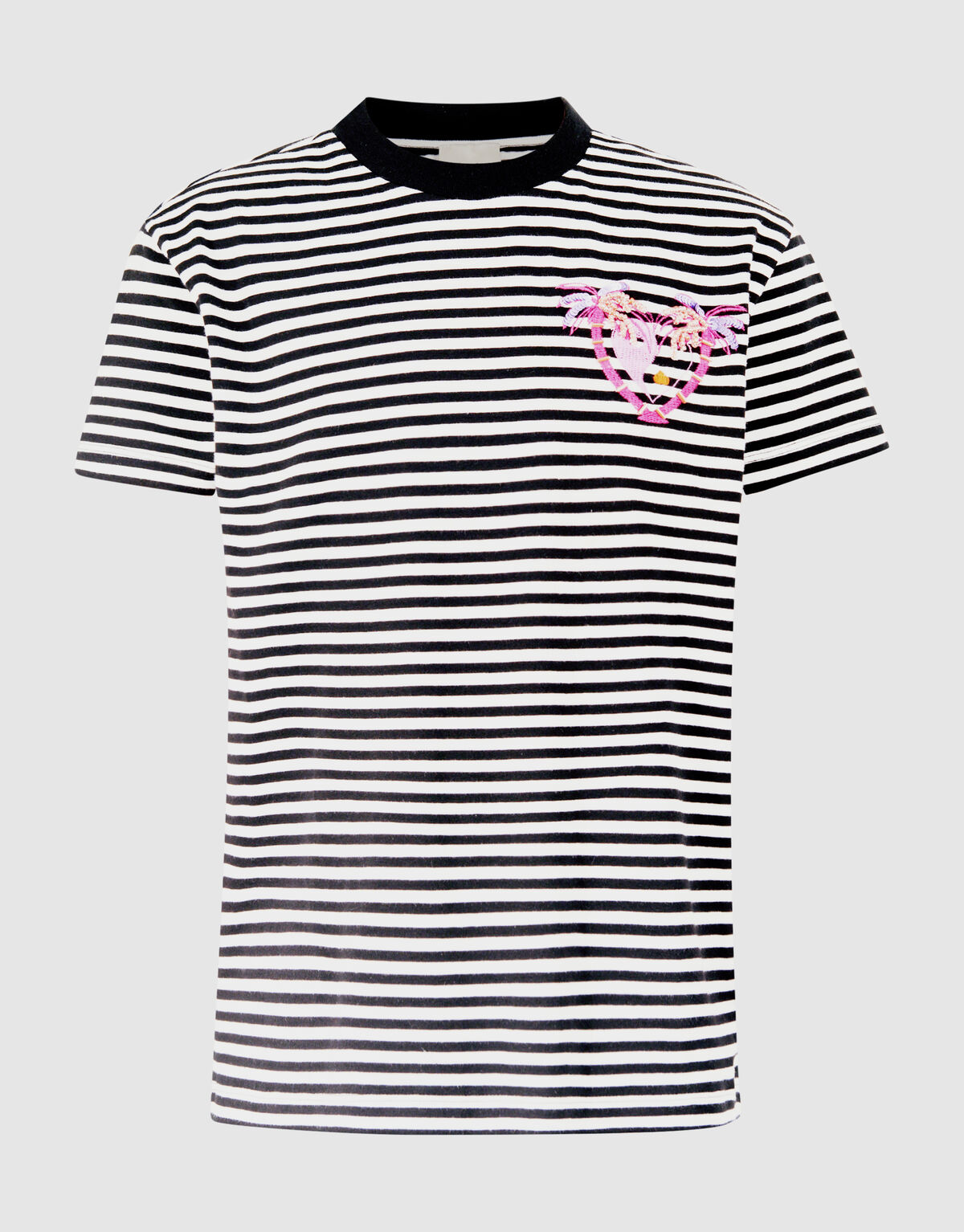 Palm Tree Artwork T-shirt Schwarz/Weiß SHOEBY GIRLS