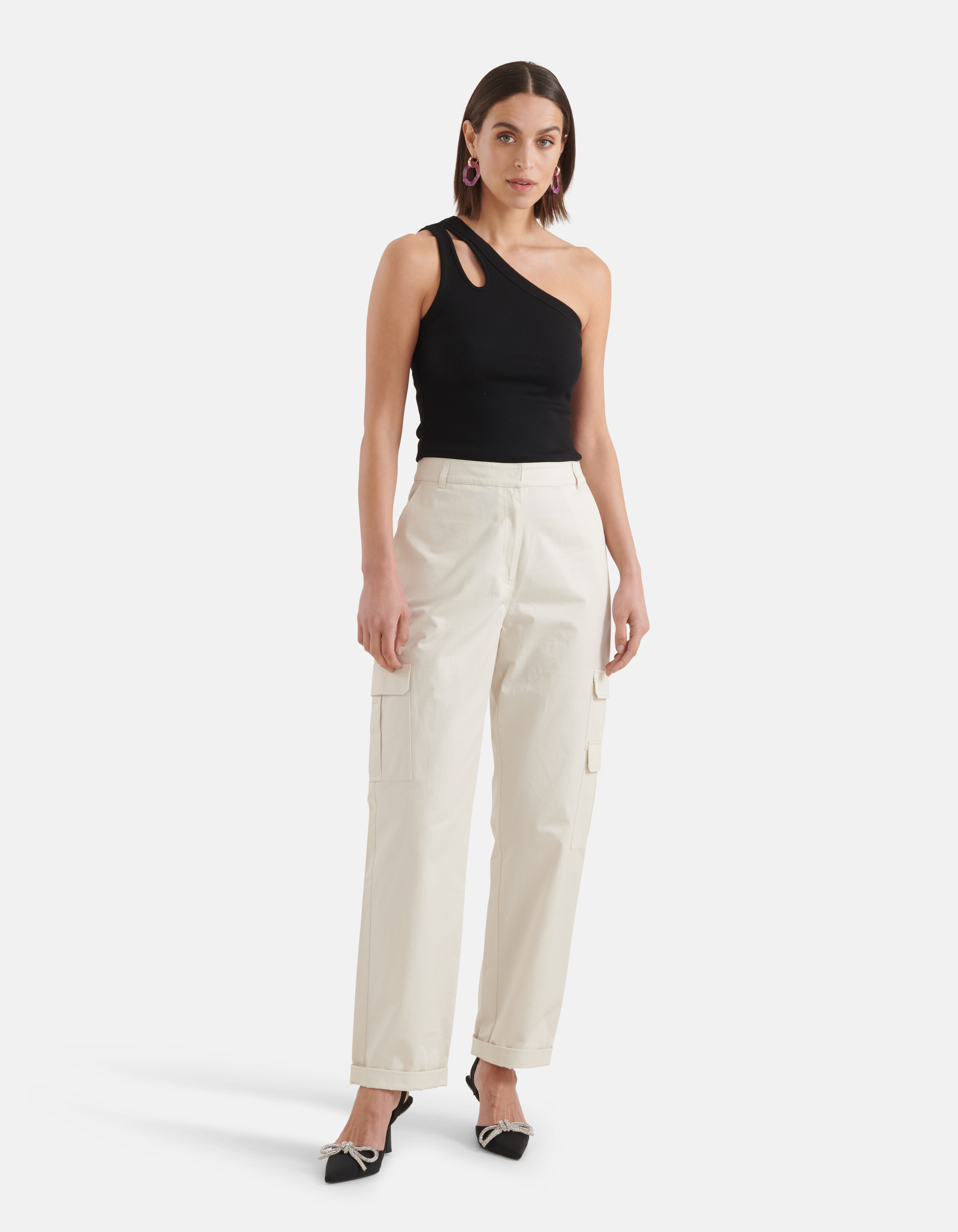 Cargohose Off White SHOEBY WOMEN