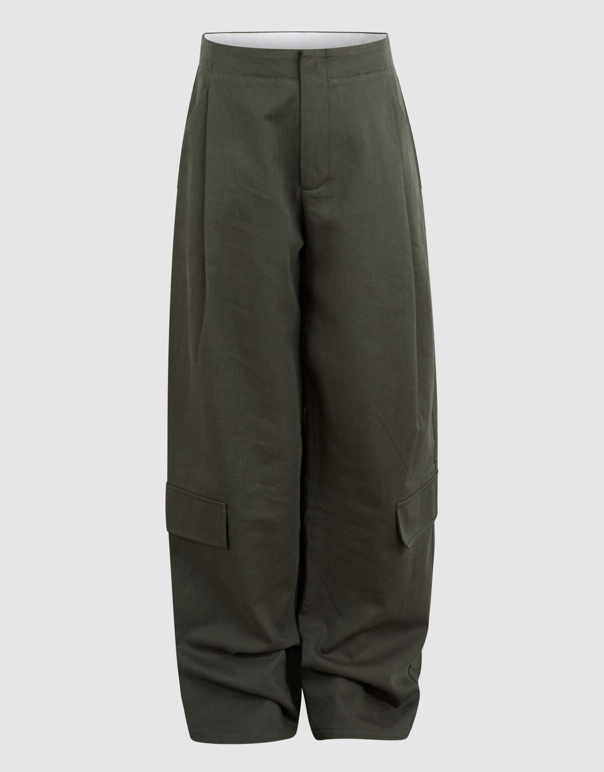 Cargo Barrel Fit Hose Dunkelgr&uuml;n SHOEBY GIRLS