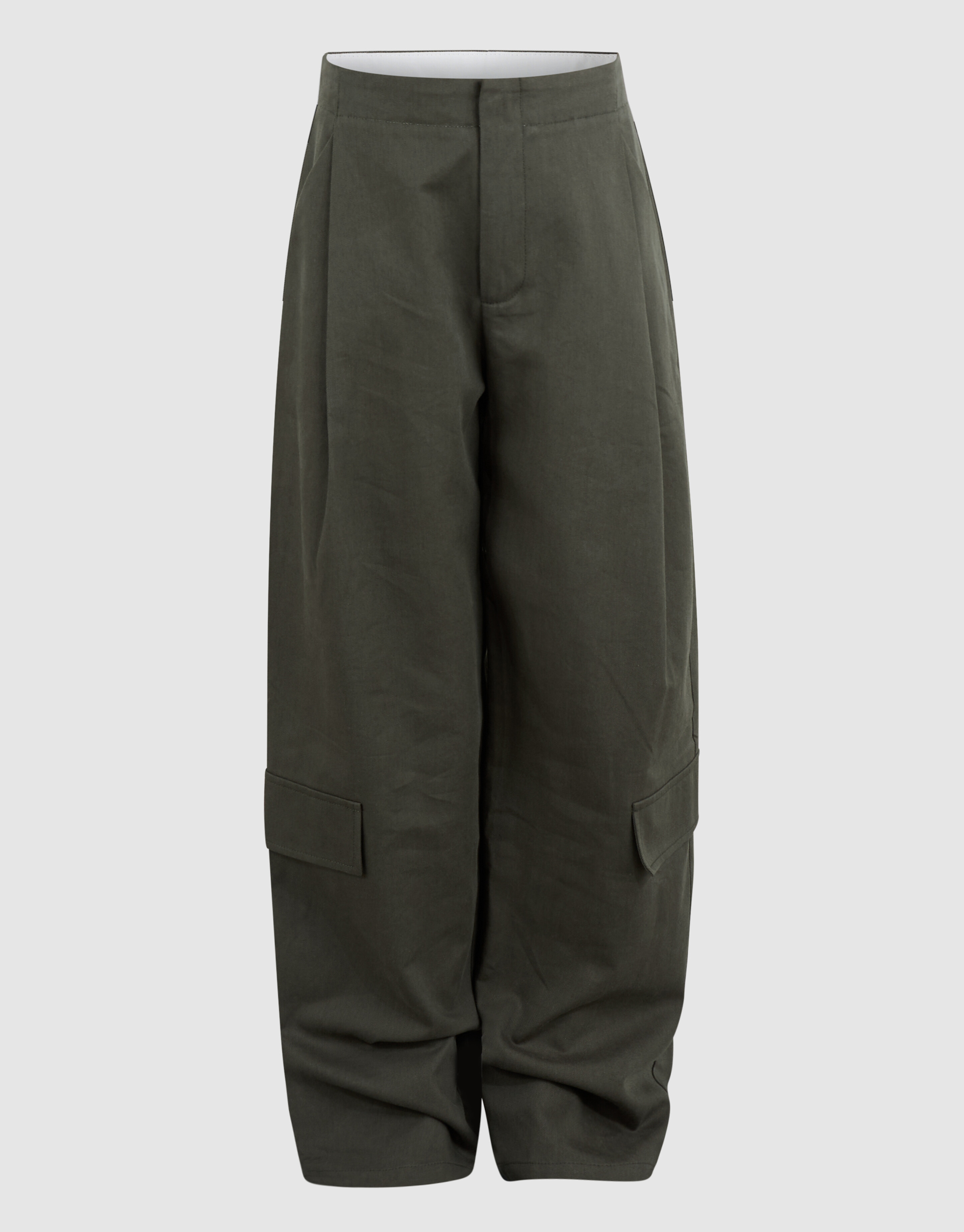 Cargo Barrel Fit Hose Dunkelgr&uuml;n SHOEBY GIRLS