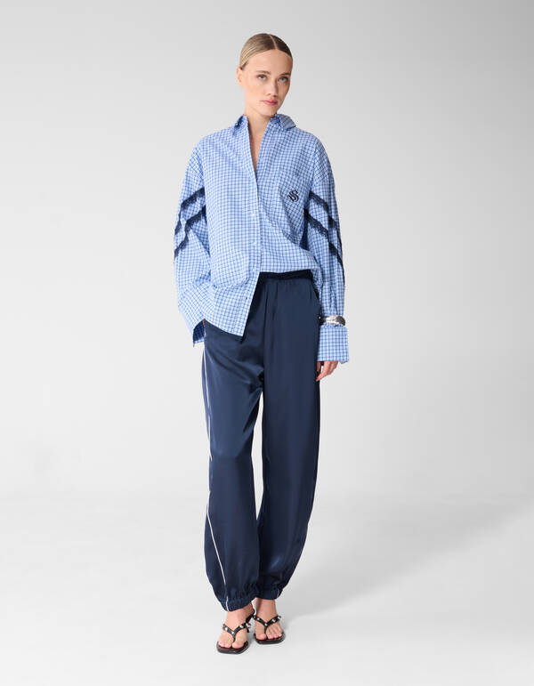 Satin Jogger Dunkelblau SHOEBY WOMEN