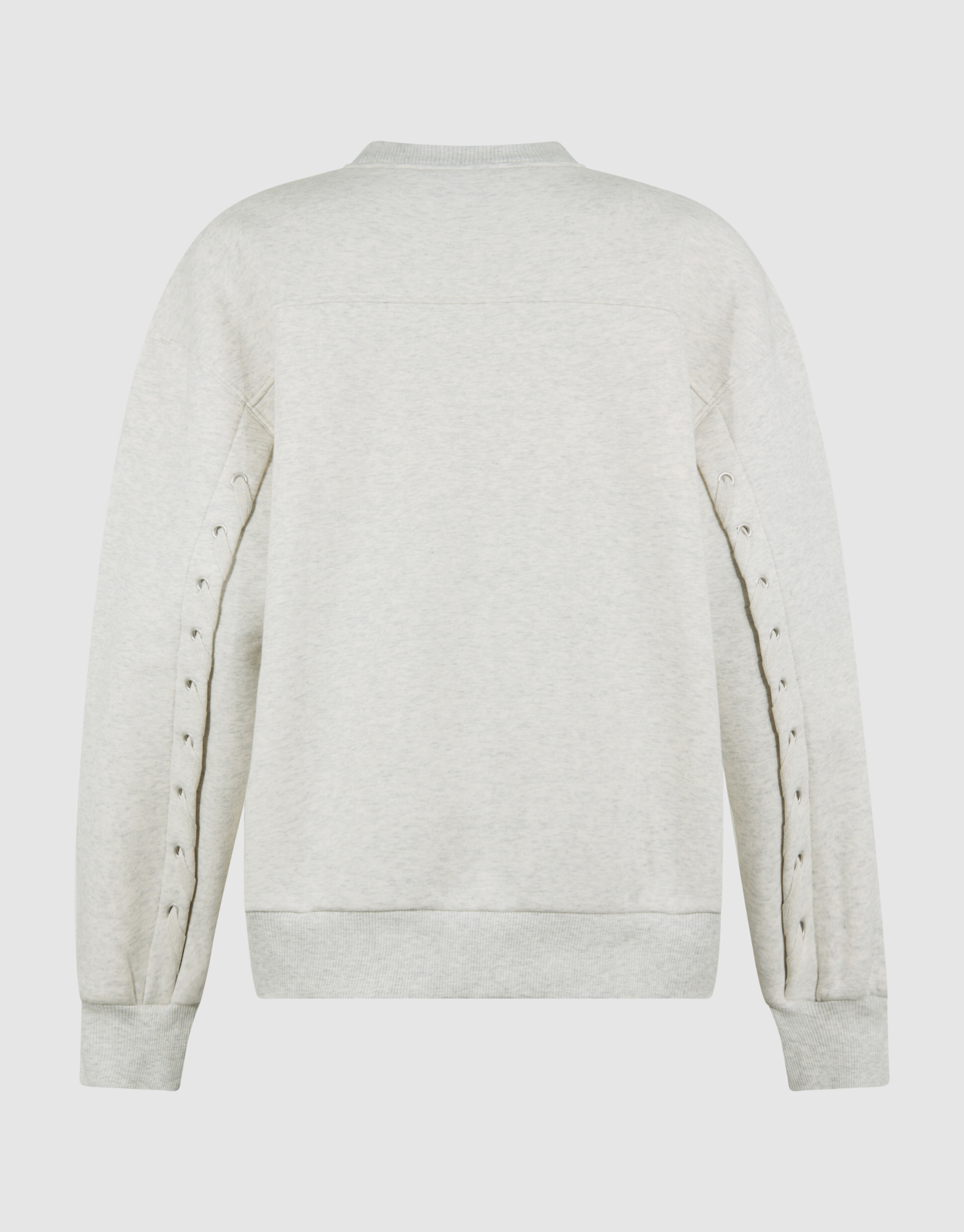 Pullover mit Schnürung in Hellgrau SHOEBY WOMEN