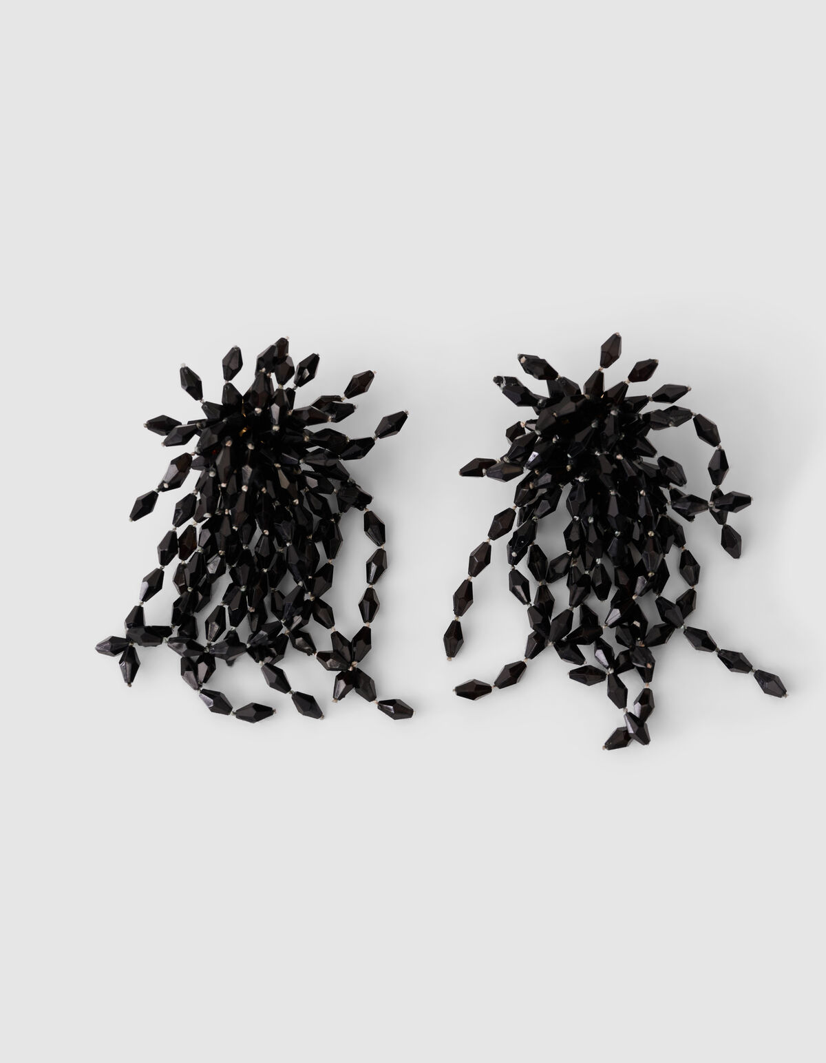 Beaded Wasserfall Ohrringe Schwarz SHOEBY ACCESSOIRES