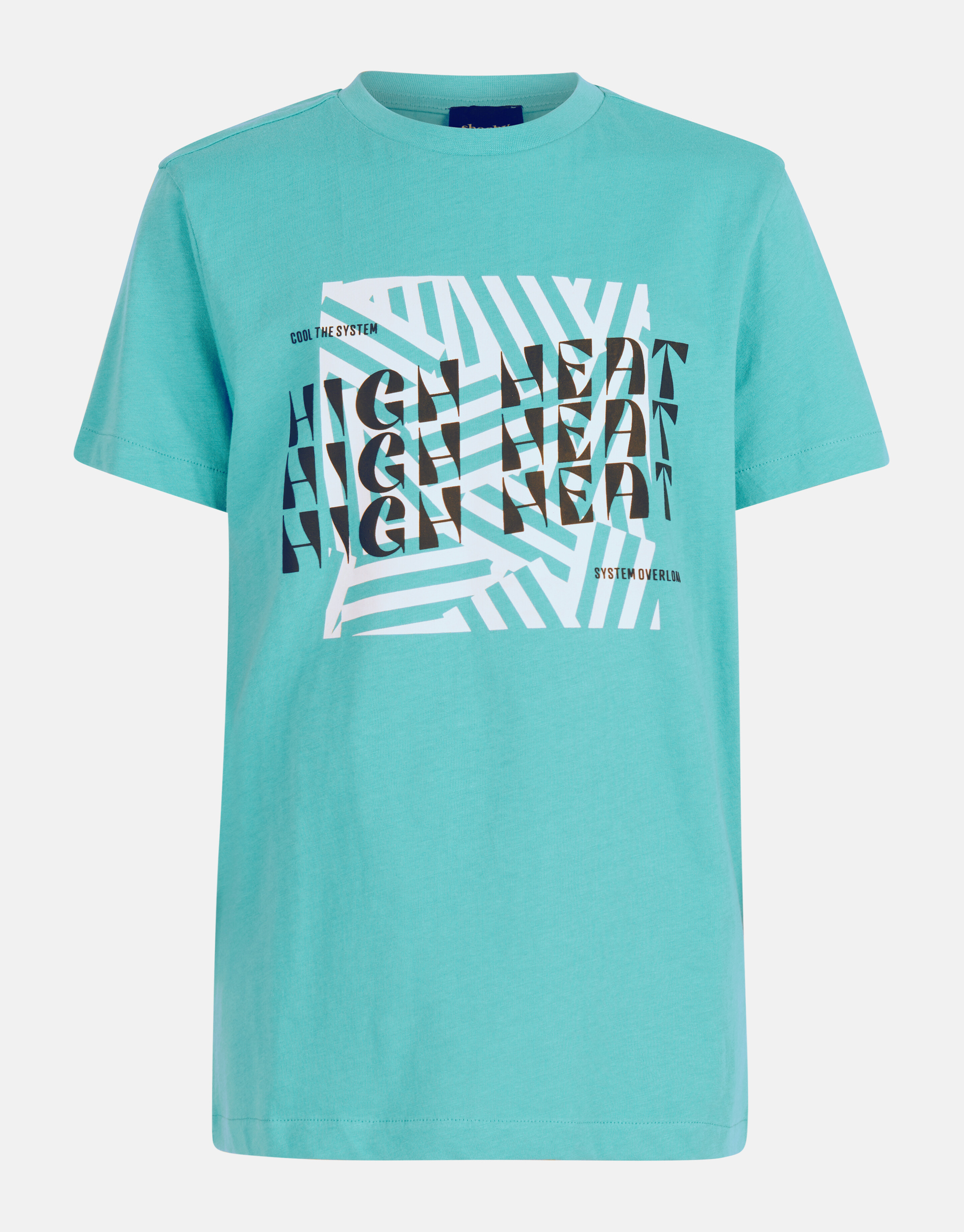 Druck-T-Shirt Blau SHOEBY BOYS