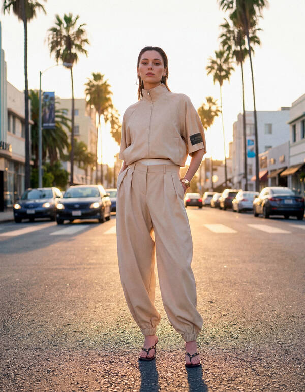 Sporty Hose Sand SHOEBY WOMEN