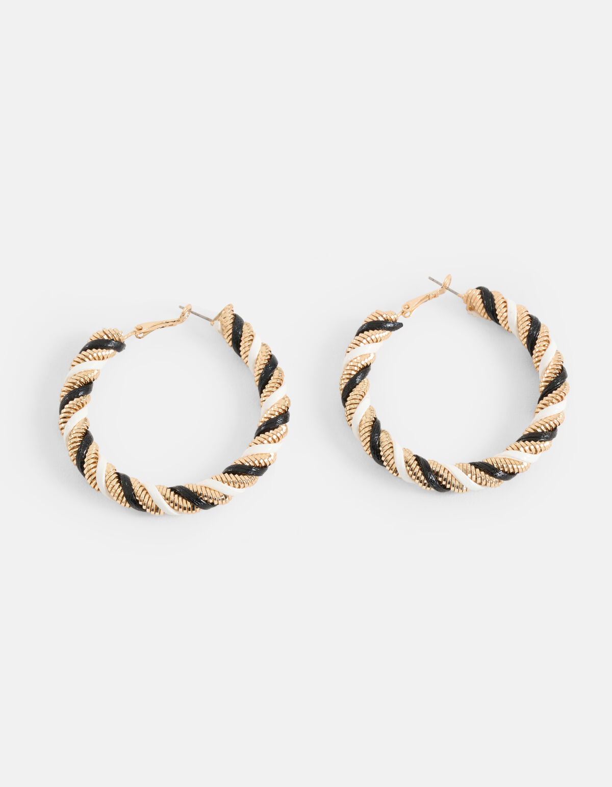 Detail Hoops Schwarz/Weiß SHOEBY ACCESSOIRES