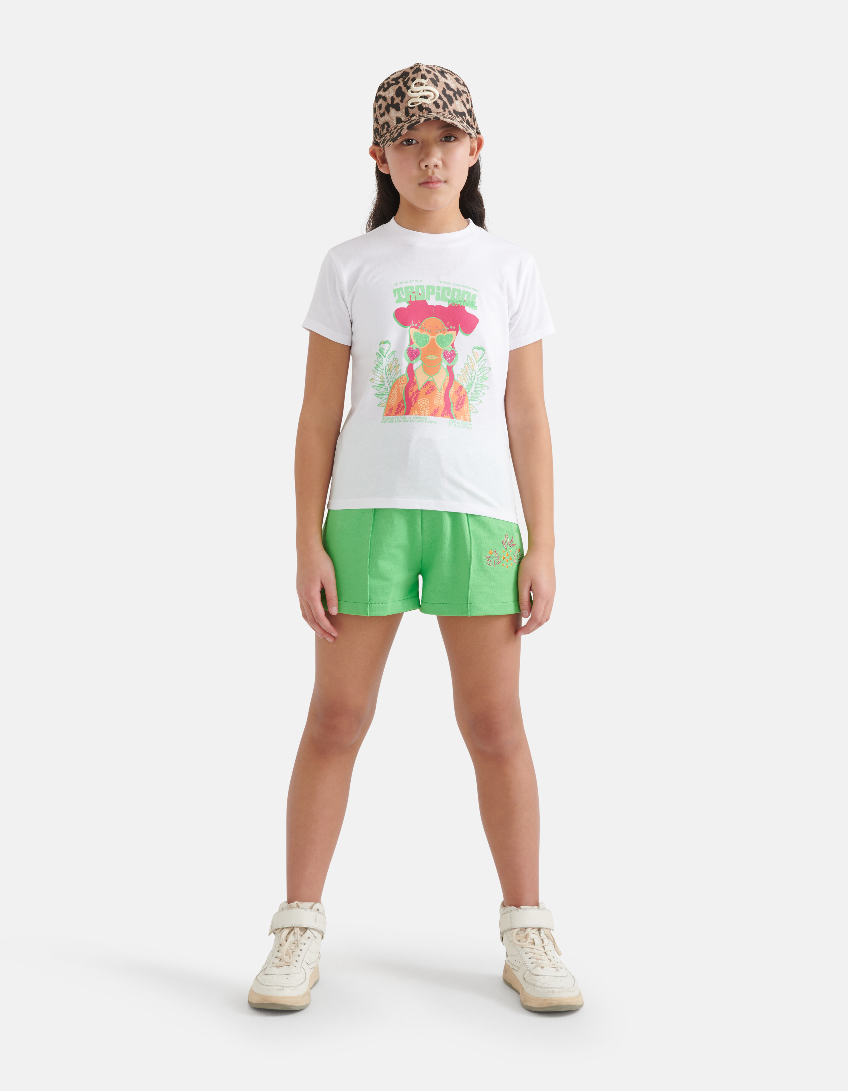 Artwork T-shirt Weiß SHOEBY GIRLS
