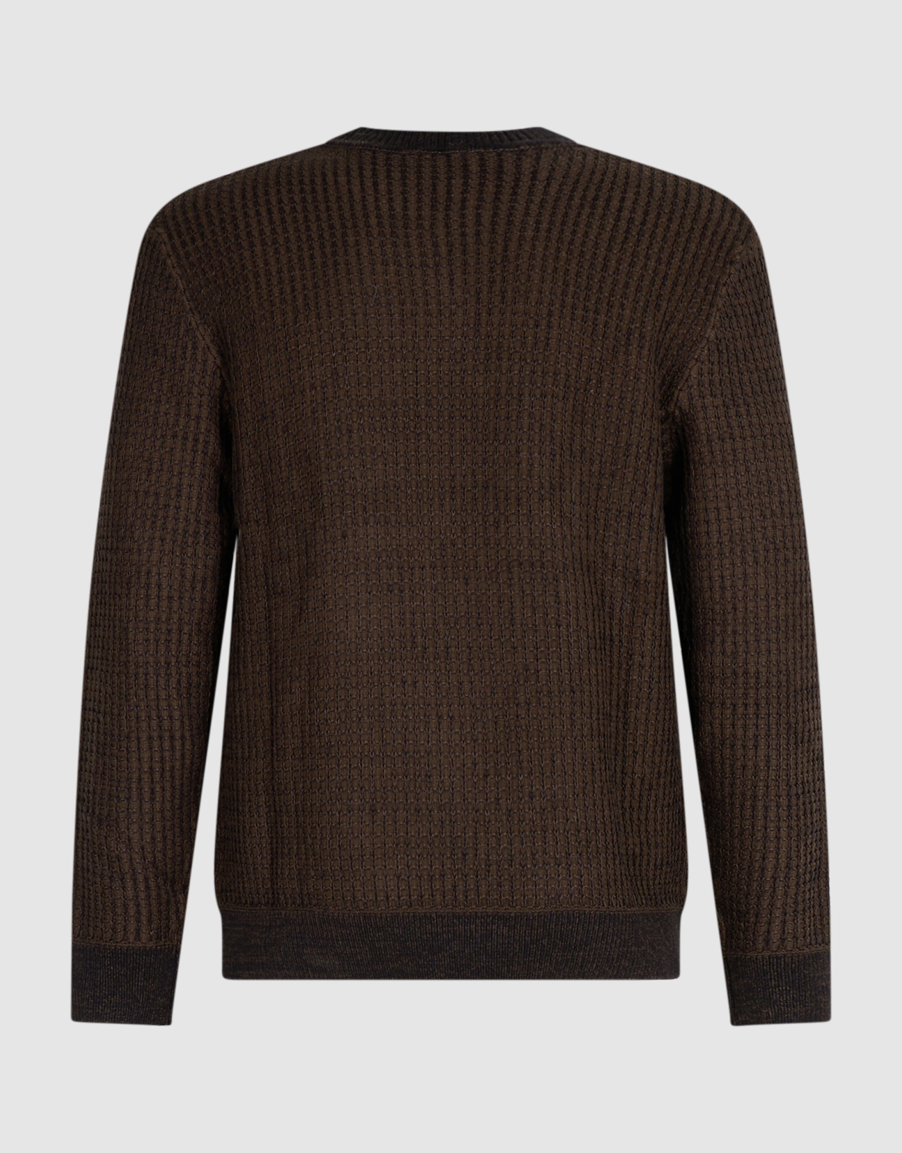 Waffel Strickpullover Mit Rundhalsausschnitt Dunke SHOEBY MEN