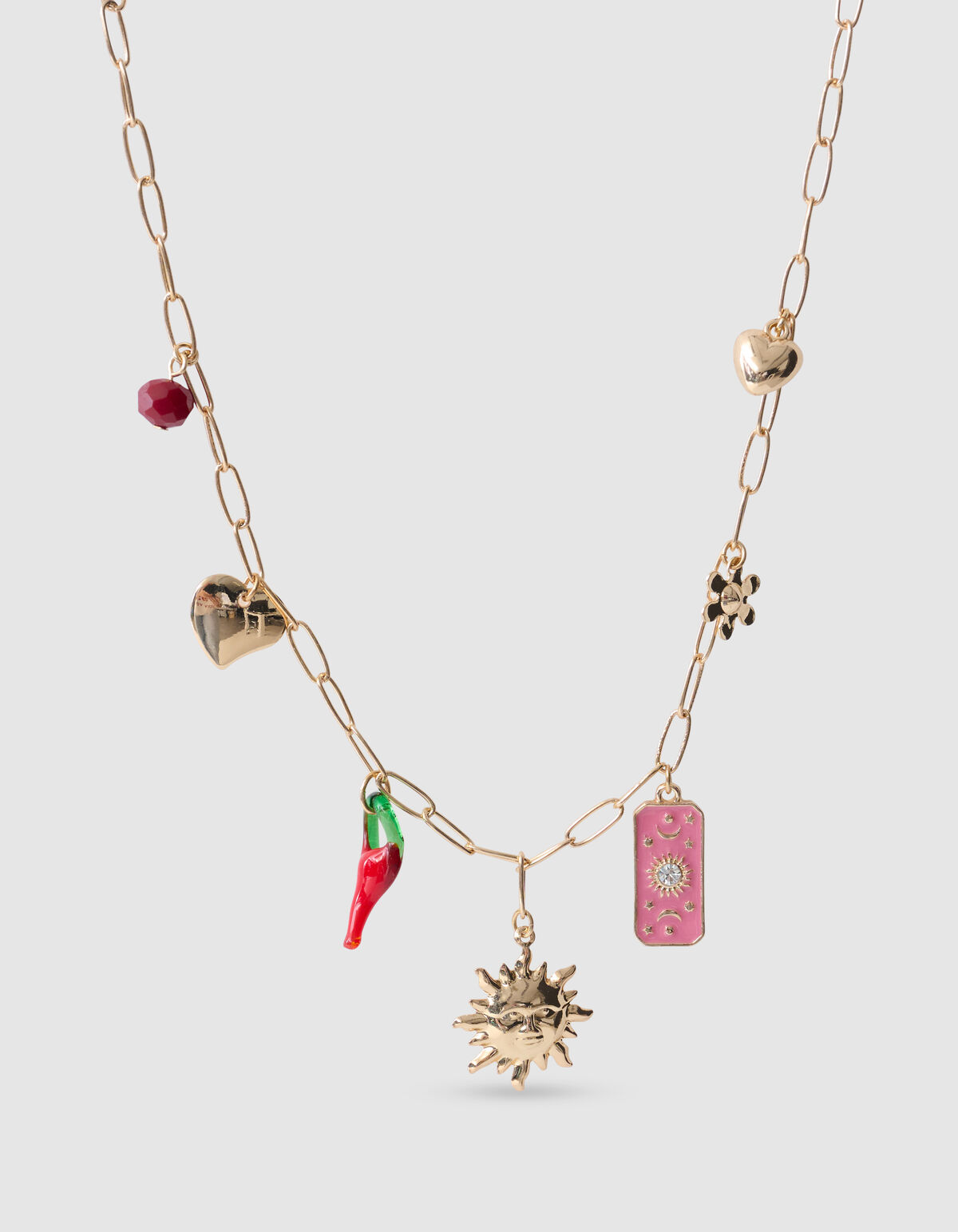 Pfeffer Charm Halskette Gold SHOEBY ACCESSOIRES