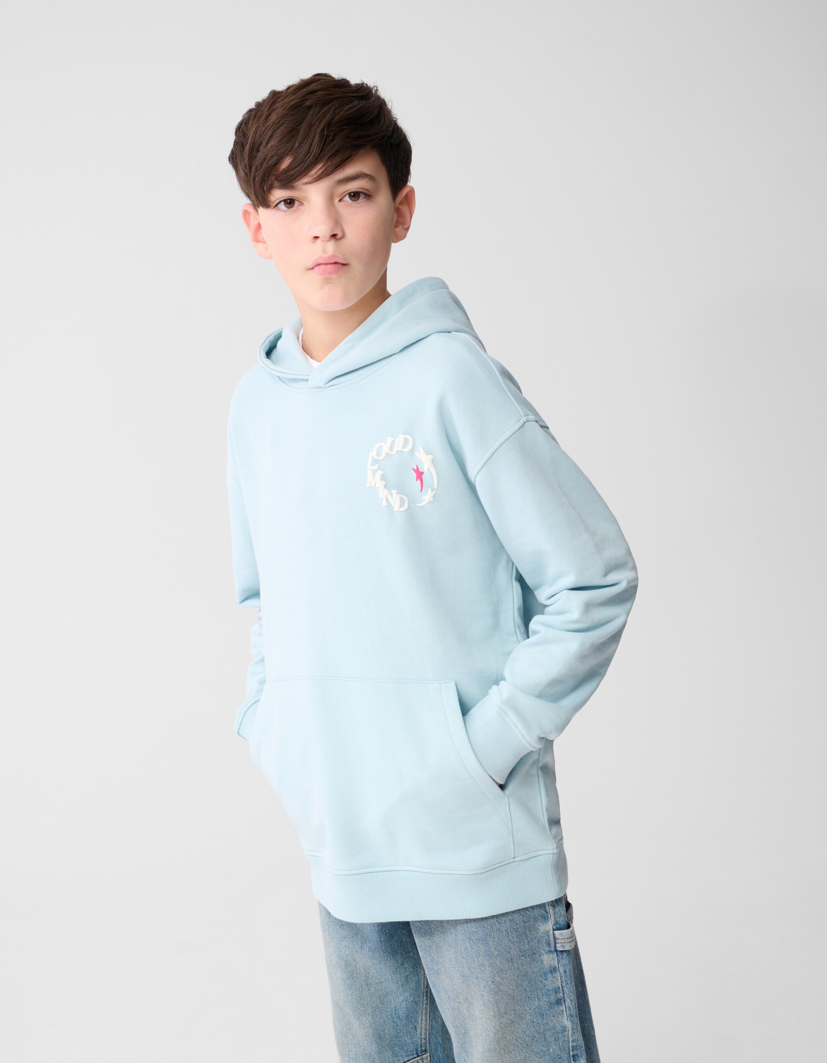 Cloud Artwork Hoodie Hellblau SHOEBY BOYS