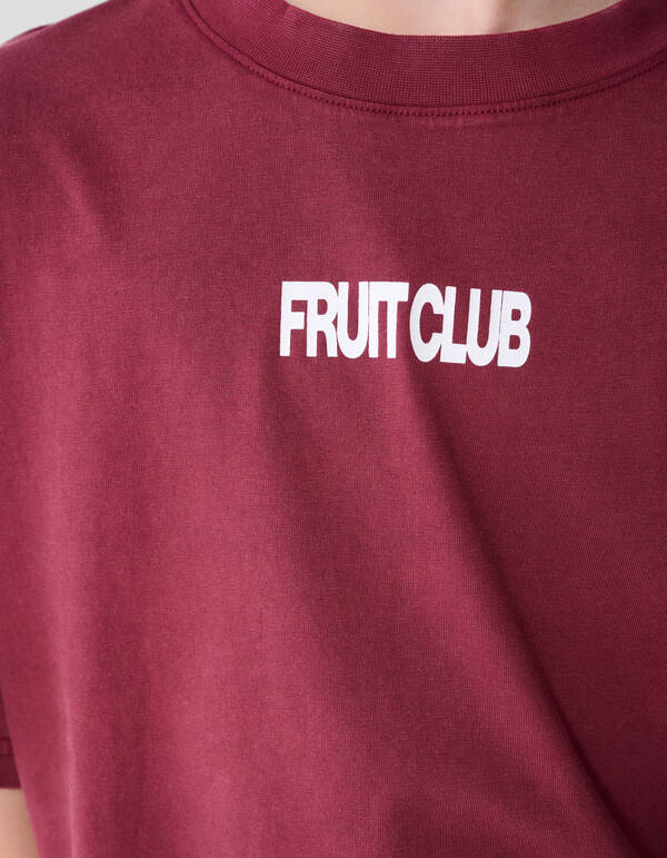 Fruit Club Artwork T-Shirt Dunkelrot SHOEBY BOYS