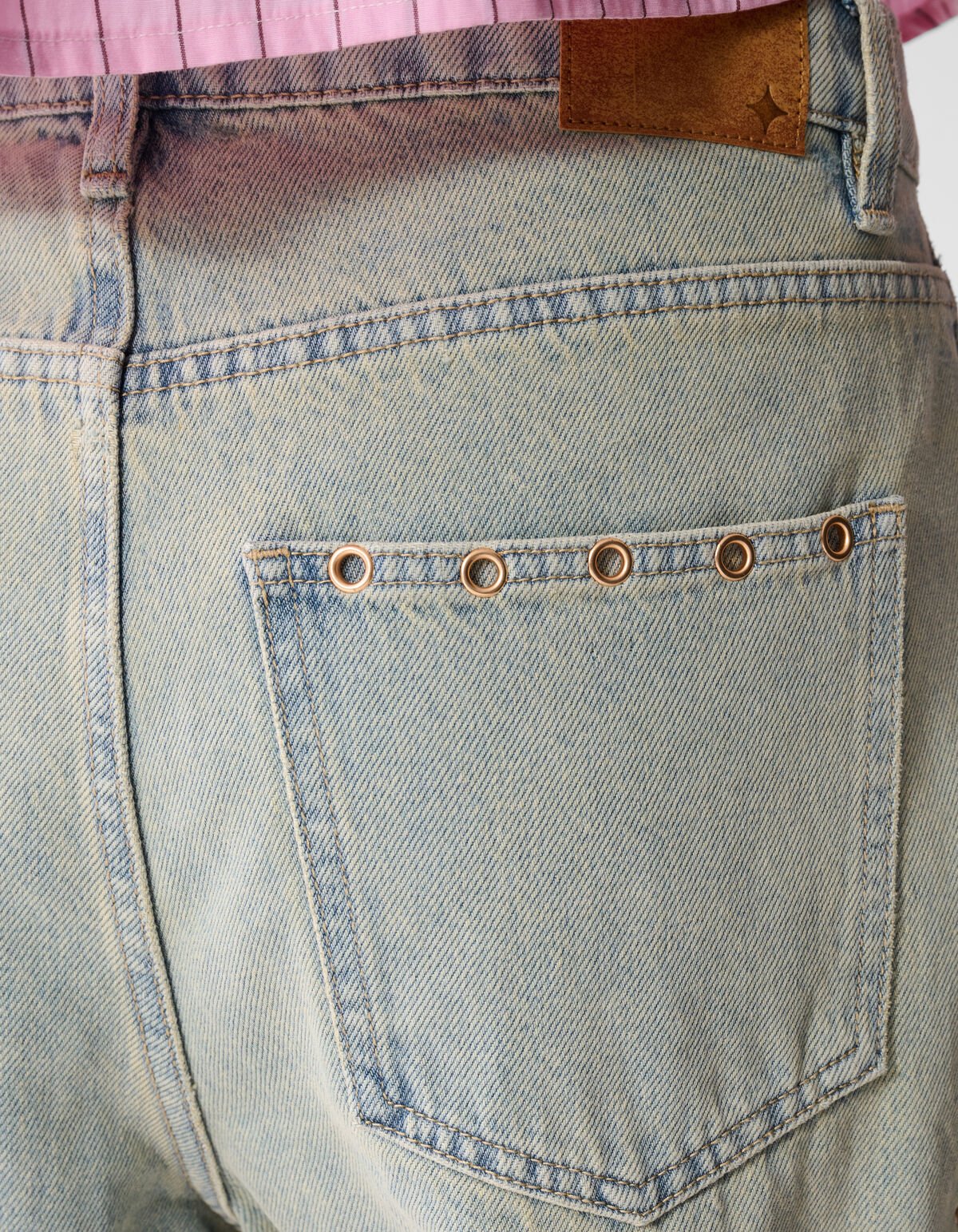 Jeans mit &Ouml;senverschluss, gebleicht SHOEBY WOMEN