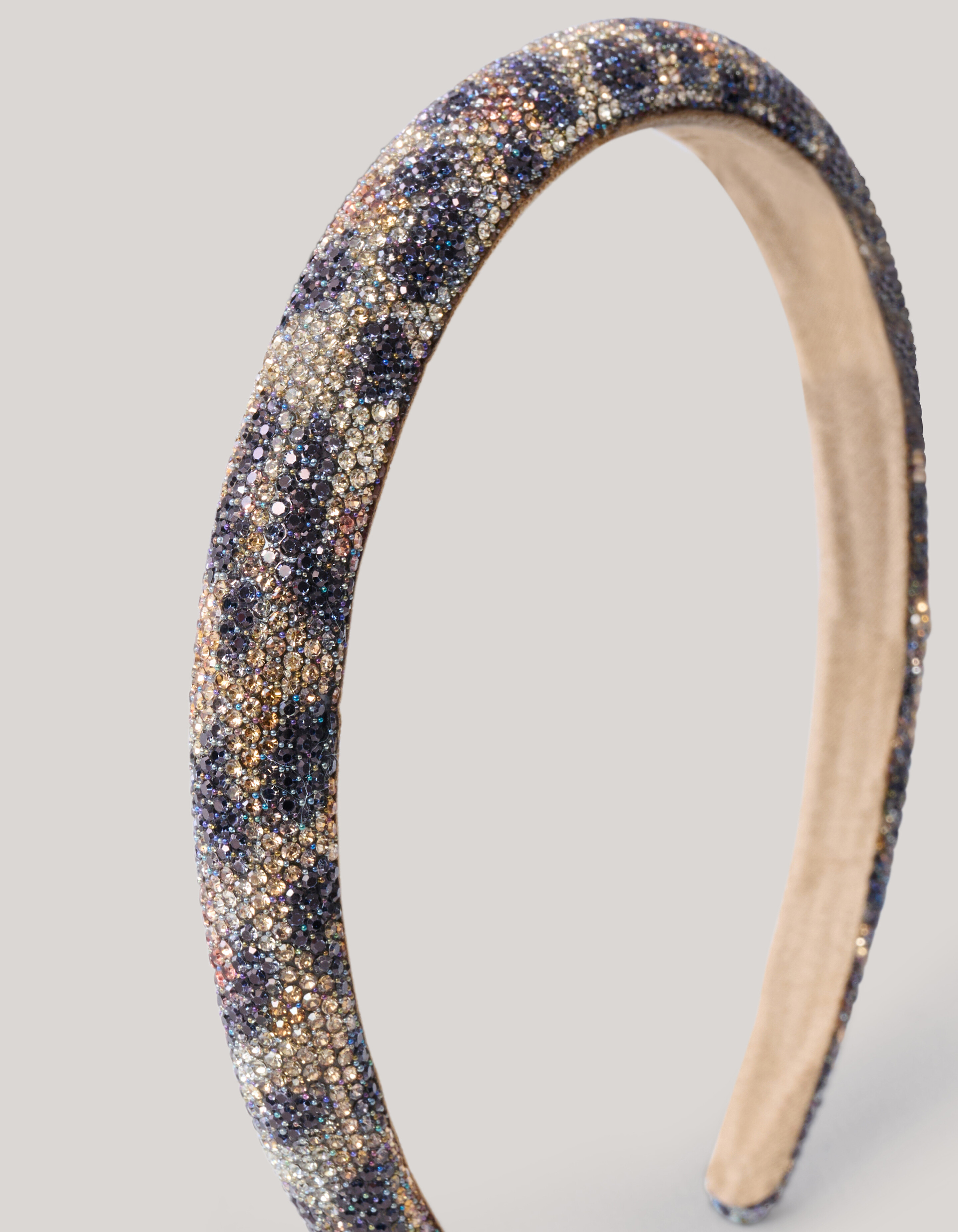 Strass Leopard Haarband Braun SHOEBY ACCESSOIRES