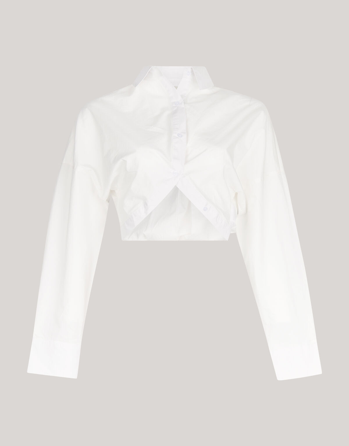 Gekürzte Popeline-Bluse Wit SHOEBY WOMEN