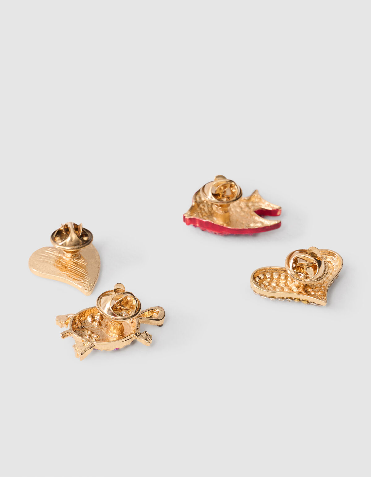 Broschen-Set Rosa SHOEBY ACCESSOIRES