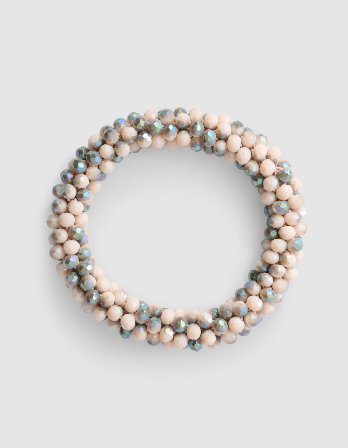 Beaded Hair Elastic Light Grey SHOEBY ACCESSOIRES