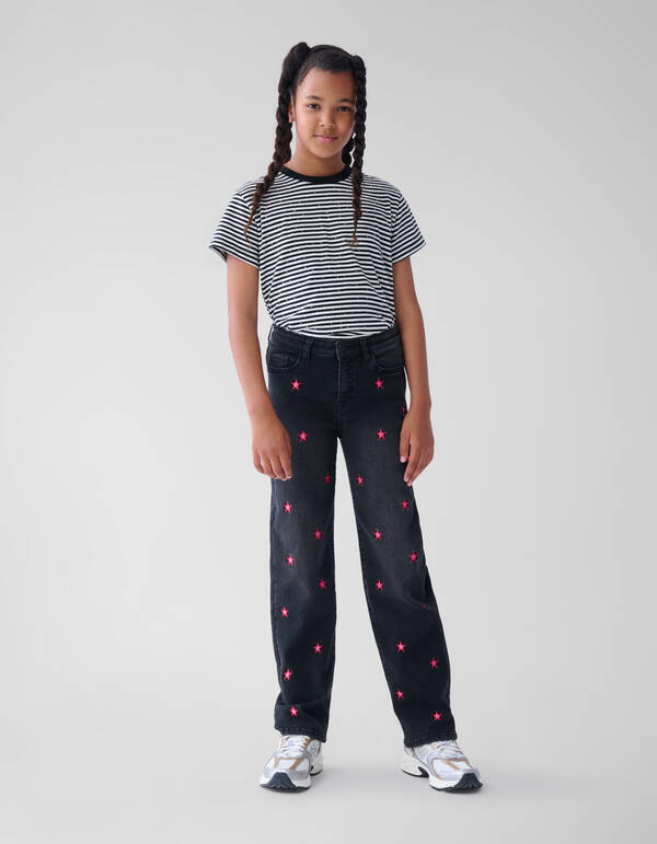 Straight Fit Heart Jeans Grau SHOEBY GIRLS