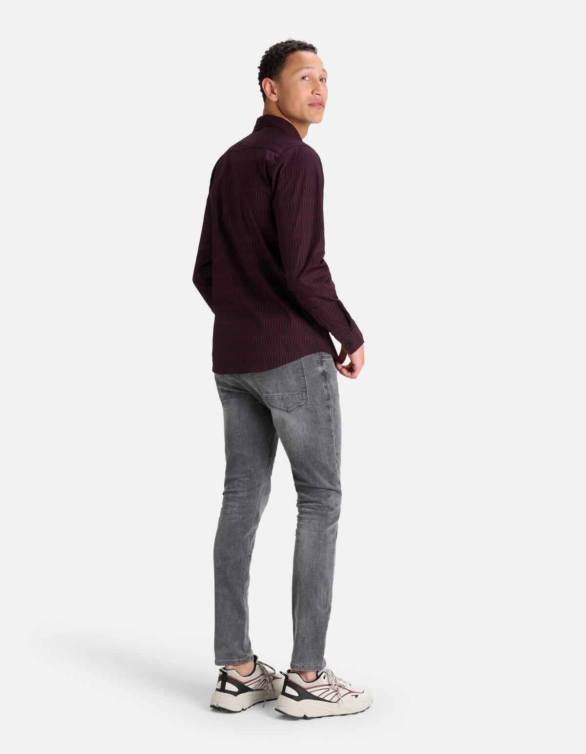 Grafik-Shirt Dunkelrot SHOEBY MEN