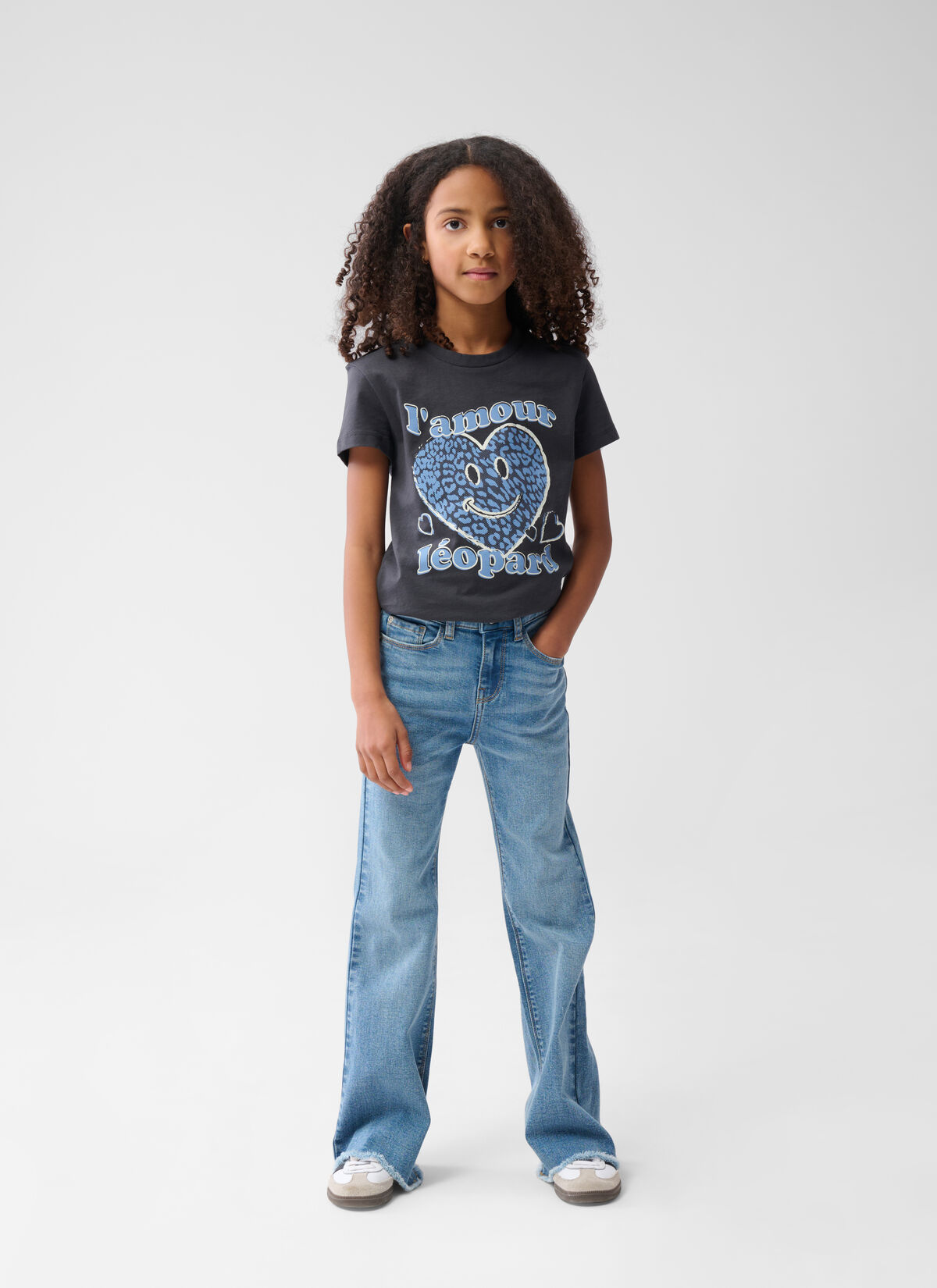 Artwork T-shirt Dunkelgrau SHOEBY GIRLS