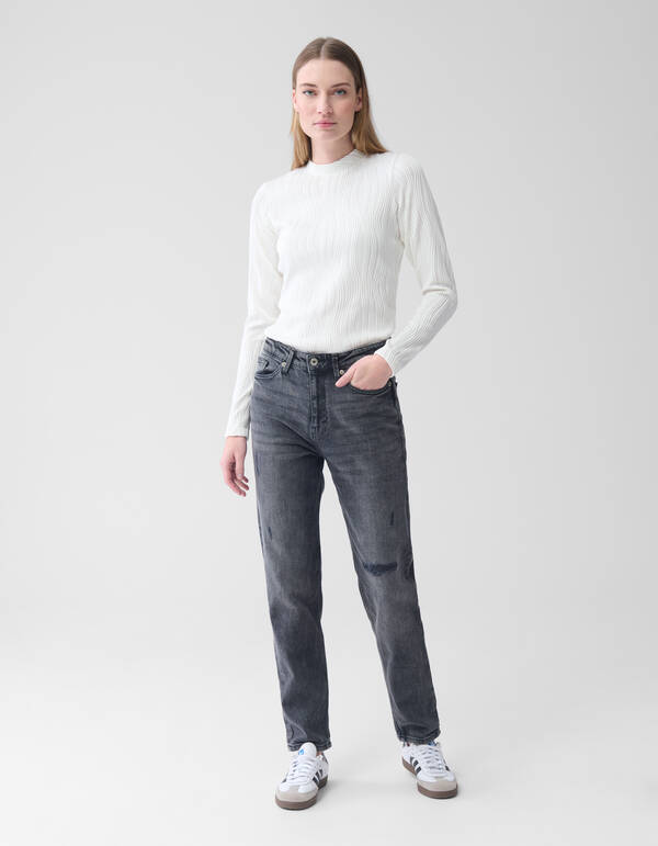 Tapered Fit Jeans Dunkelgrau L29 SHOEBY WOMEN