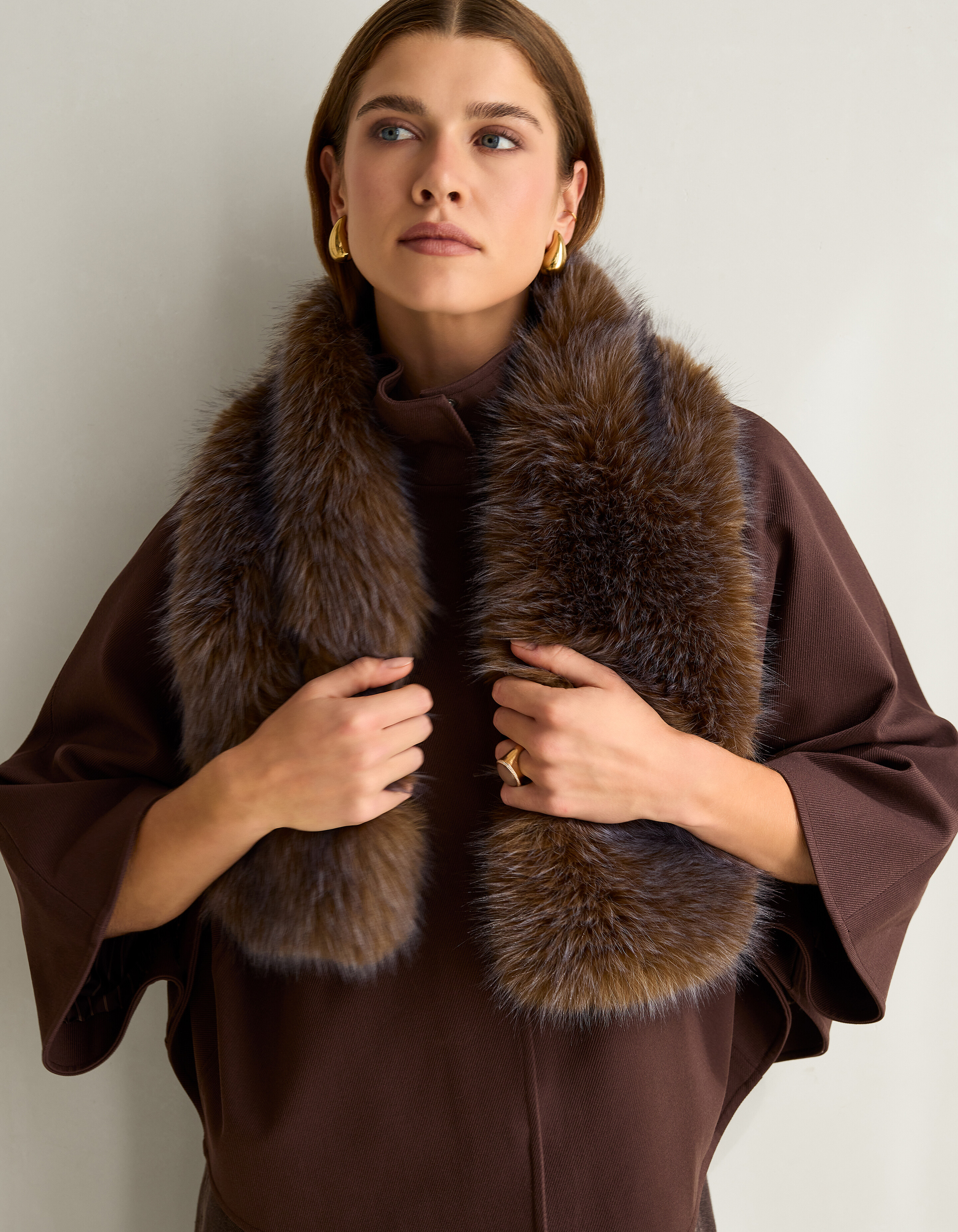 Faux-Fur-Schal Braun By Mieke SHOEBY ACCESSOIRES