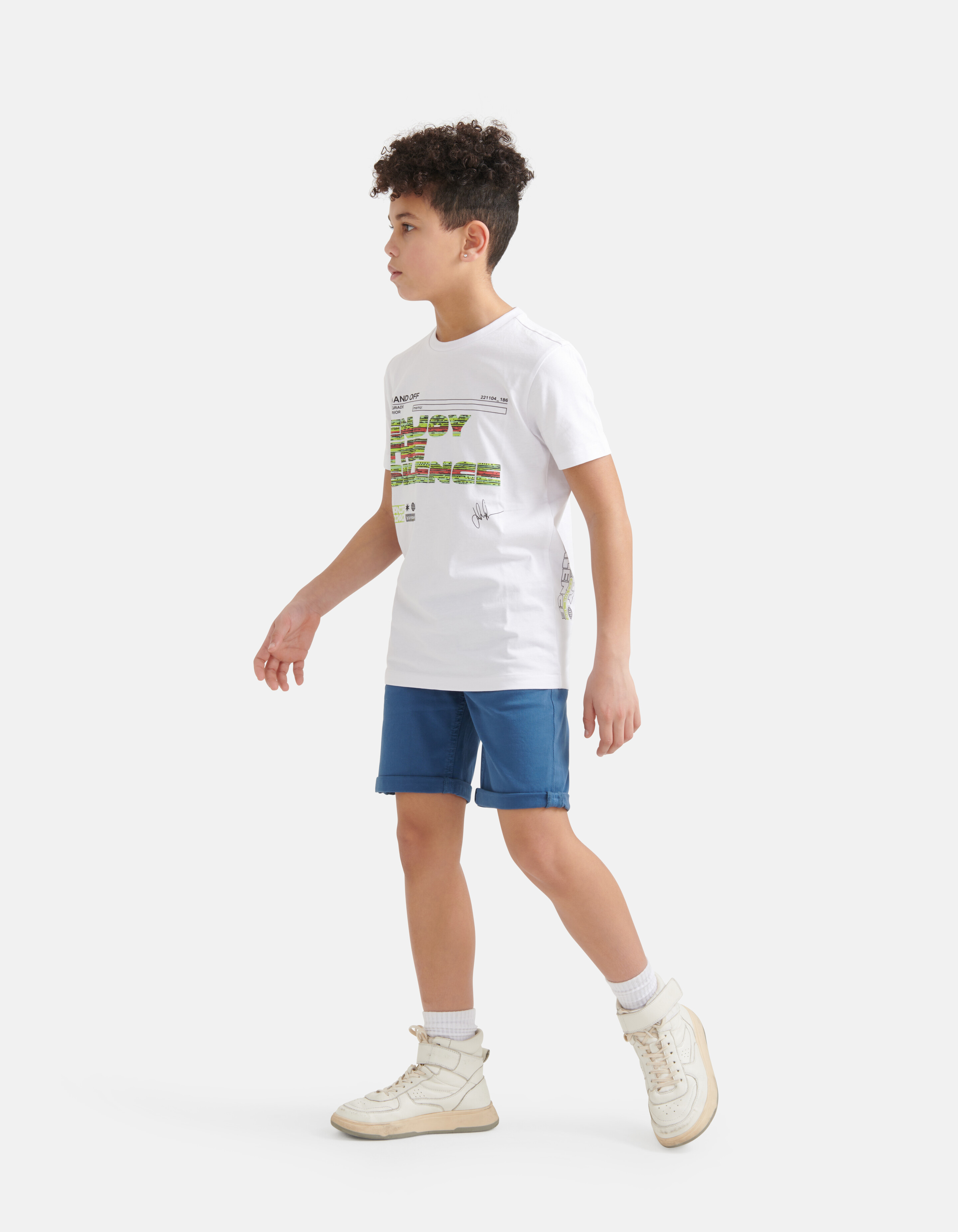 Artwork T-shirt Weiß SHOEBY BOYS
