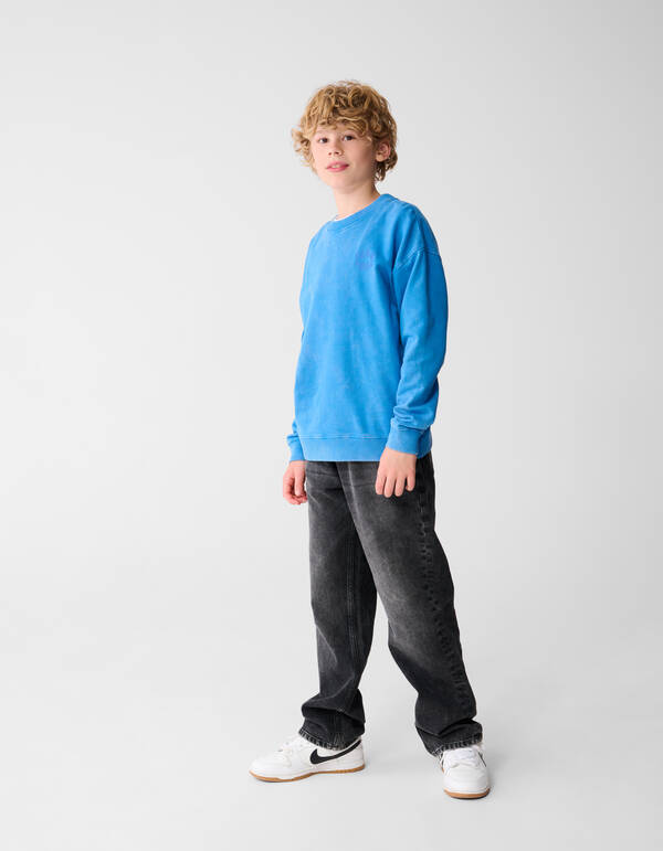 Fear None Artwork Pullover Blau SHOEBY BOYS