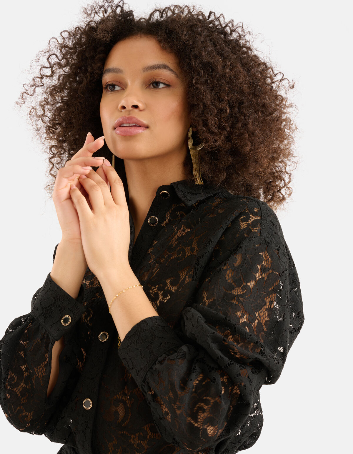 Schmales Armband Beige SHOEBY ACCESSOIRES