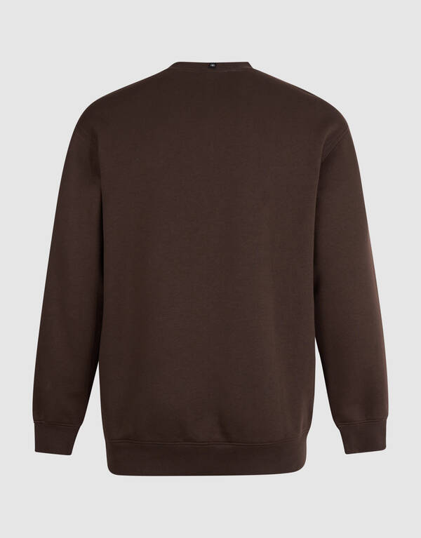 Pullover mit Rundhalsausschnitt dunkelbraun SHOEBY MEN