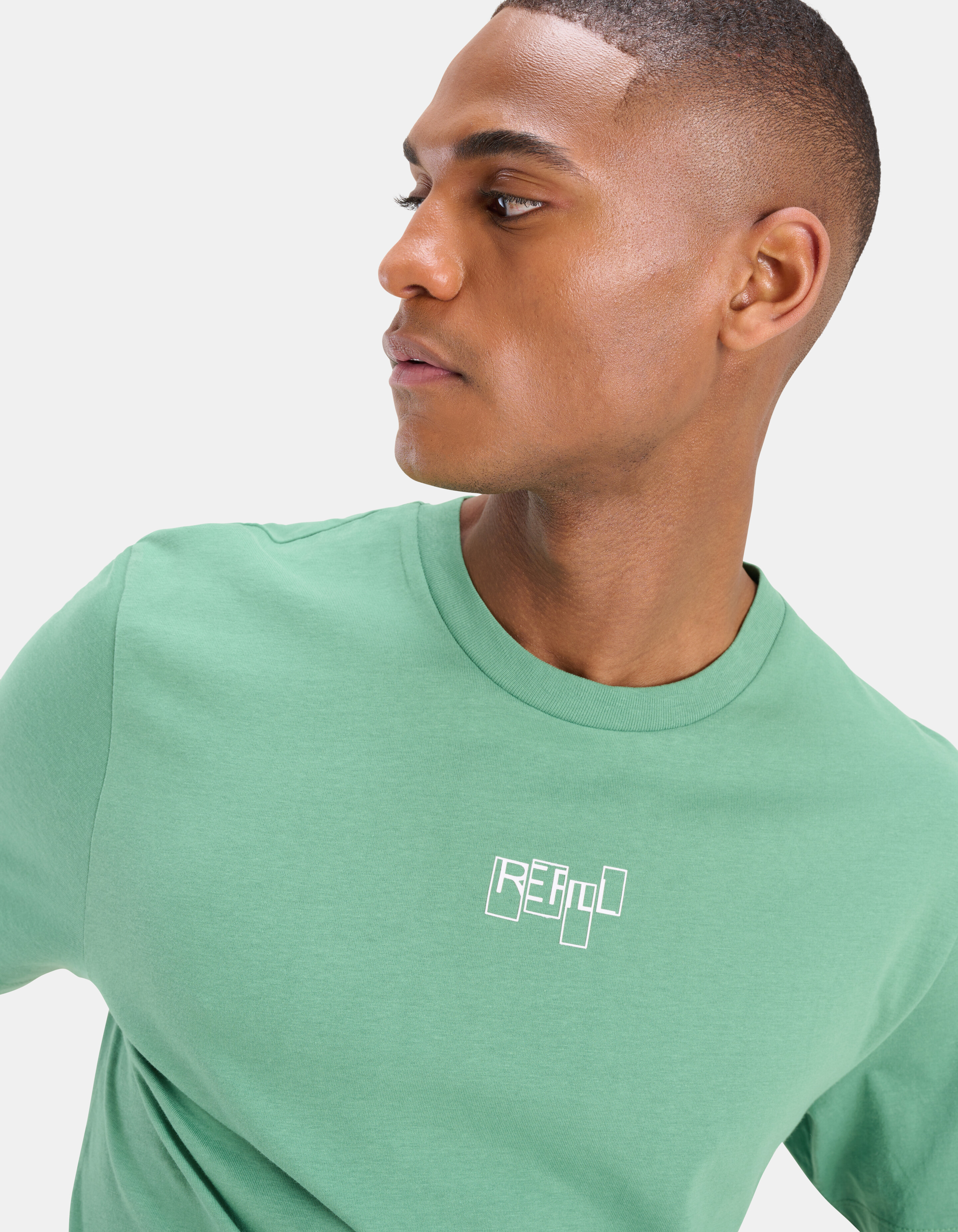 Kleiner Print T-Shirt REFILL