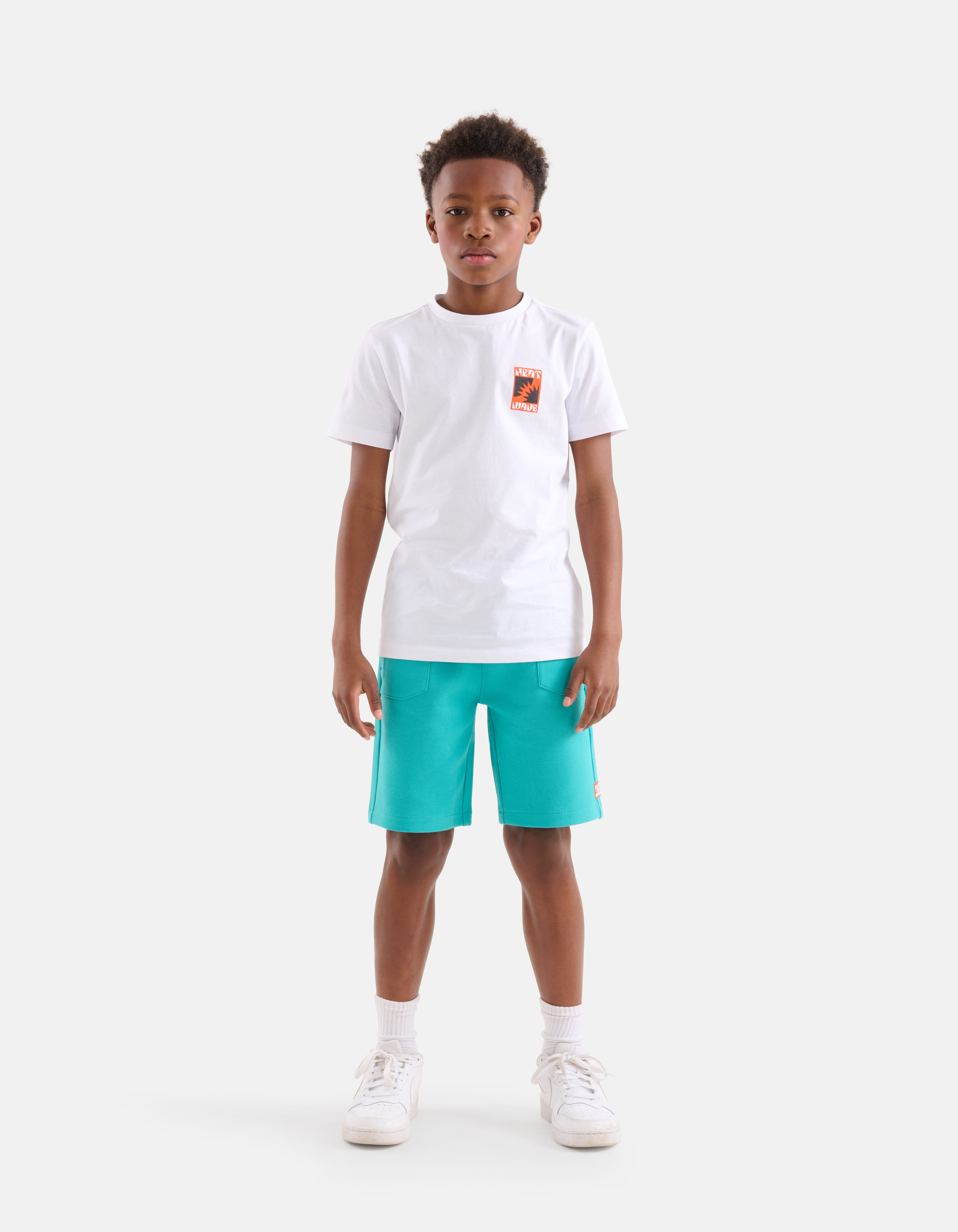 Print-T-Shirt Weiß SHOEBY BOYS