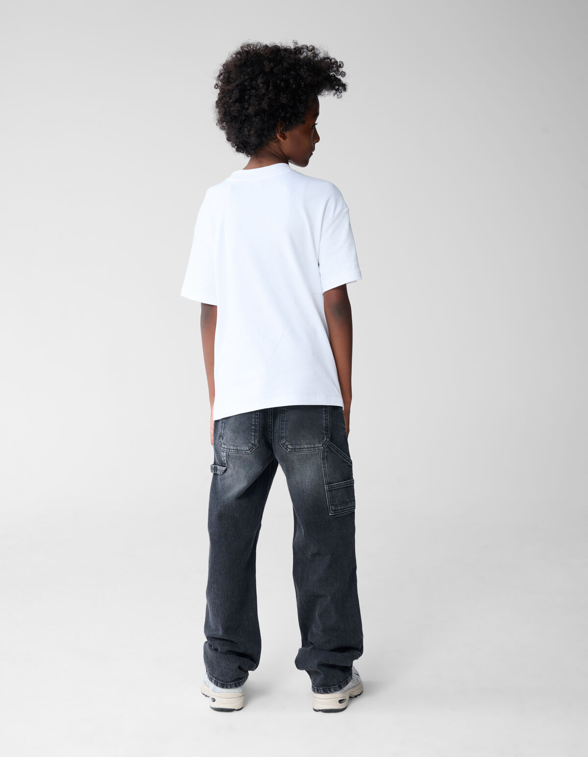 Straight Fit Jeans Dunkelgrau SHOEBY BOYS
