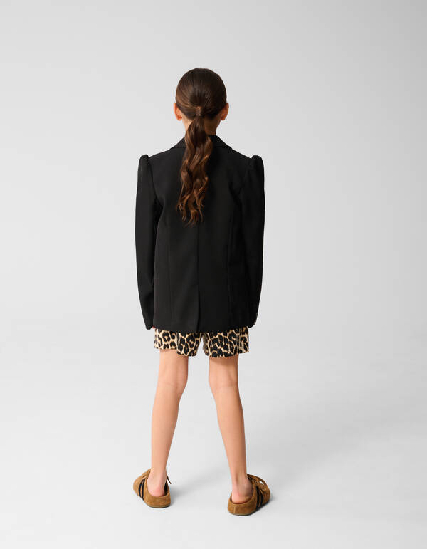 Blazer mit Puffärmeln Schwarz SHOEBY GIRLS