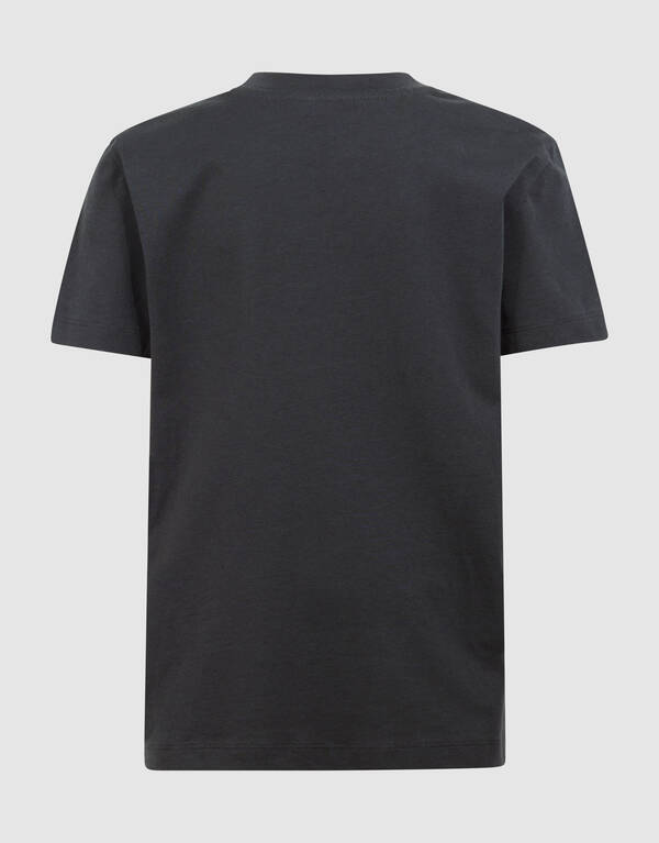 Bisous Glitter Artwork T-Shirt Dunkelgrau SHOEBY GIRLS