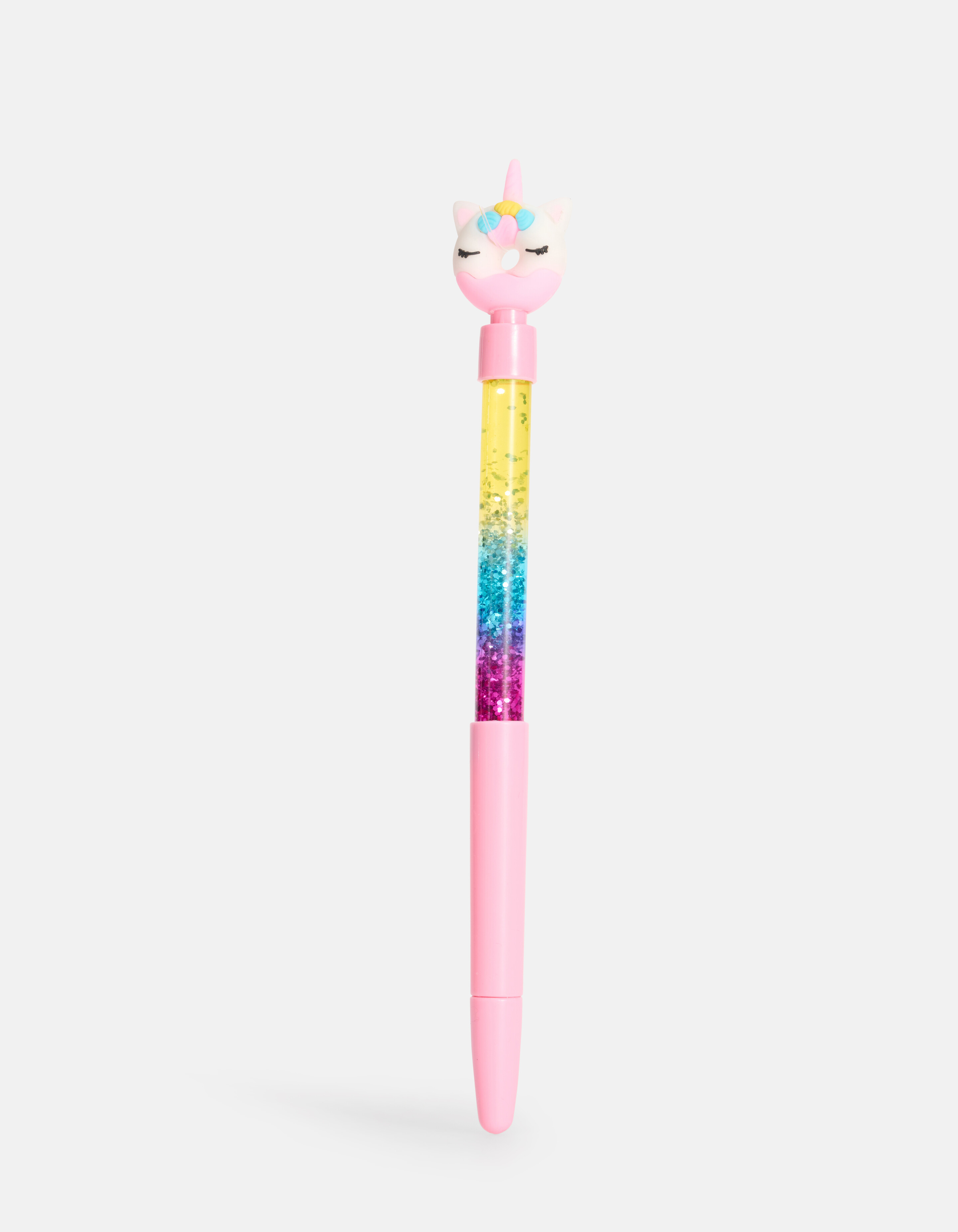 Glitzer-Donut-Stift Rosa SHOEBY ACCESSOIRES