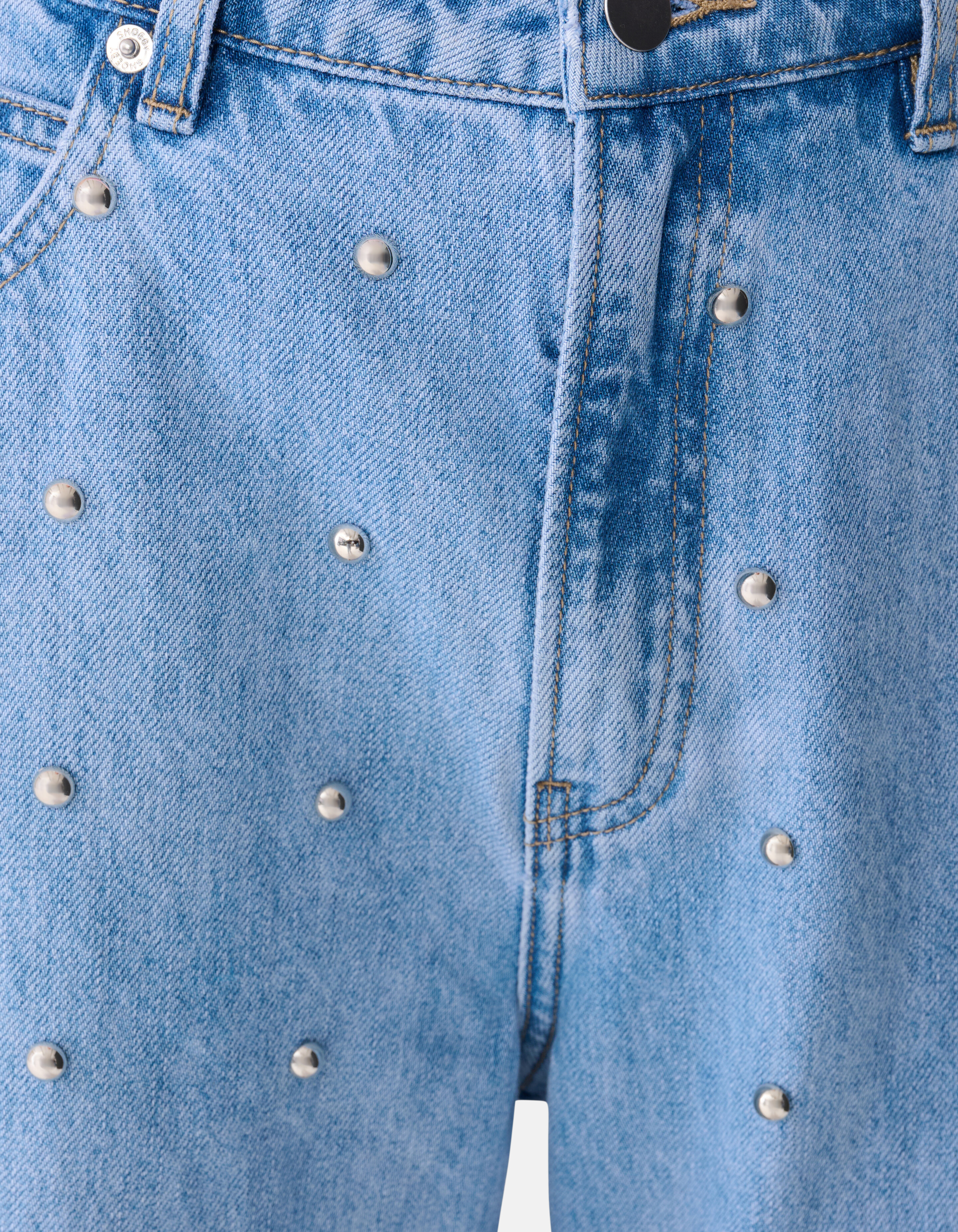 Stud Baggy Fit Jeans Gebleicht SHOEBY WOMEN