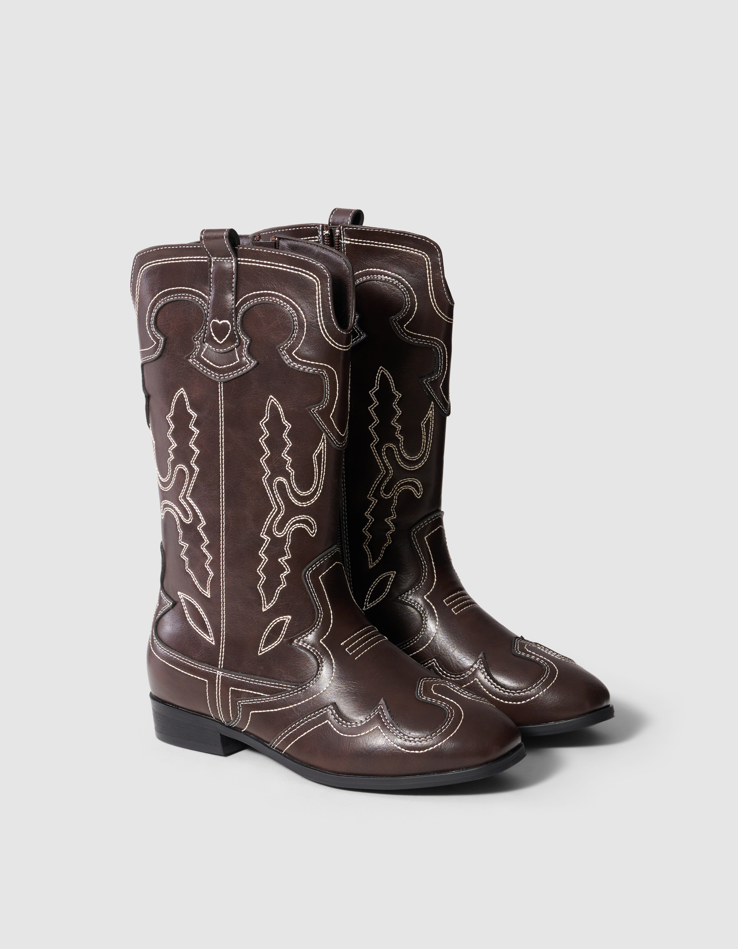 Stiefel mit Herzschnalle braun SHOEBY SHOES