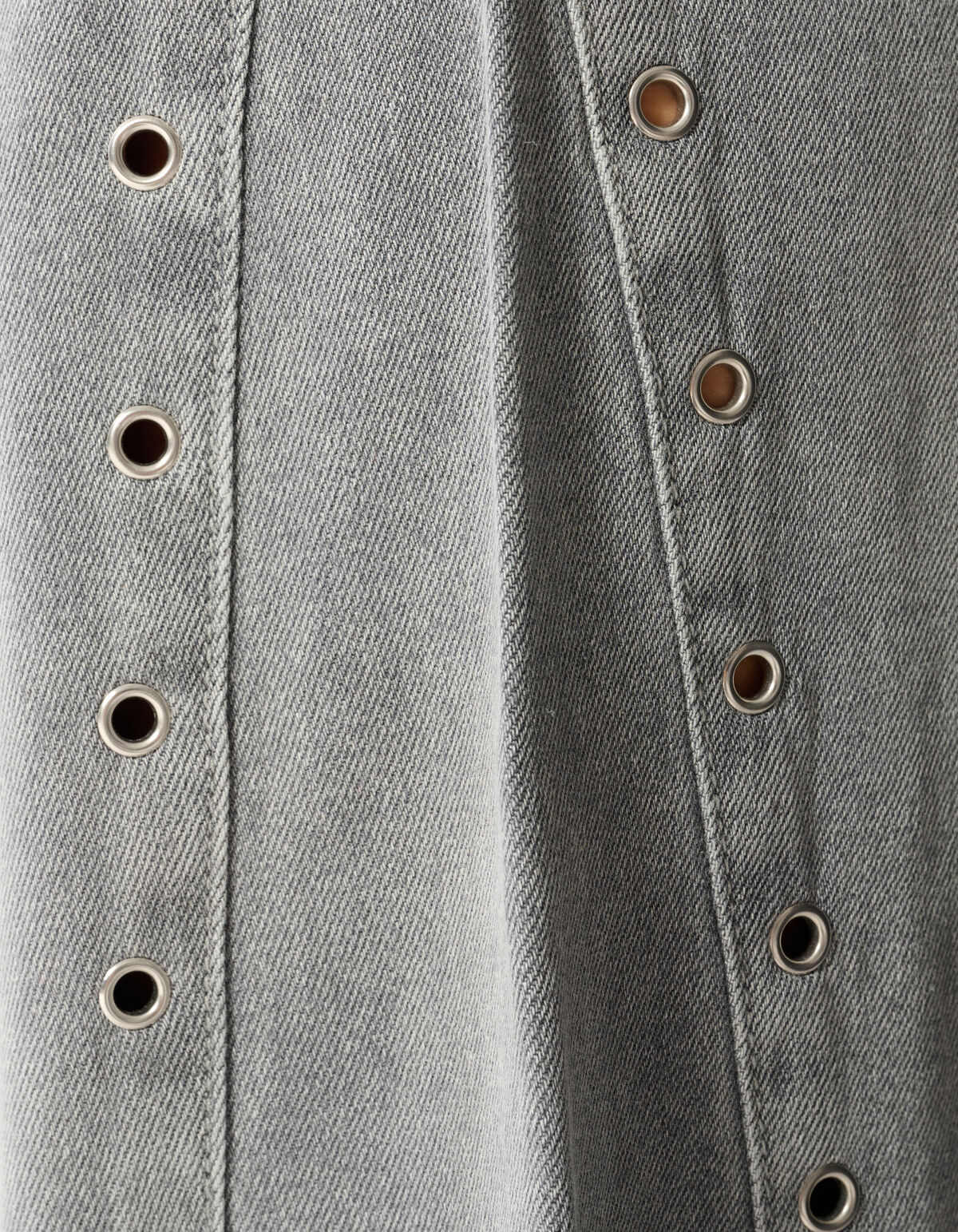 Eyelet Barrel Fit Jeans Grau SHOEBY WOMEN