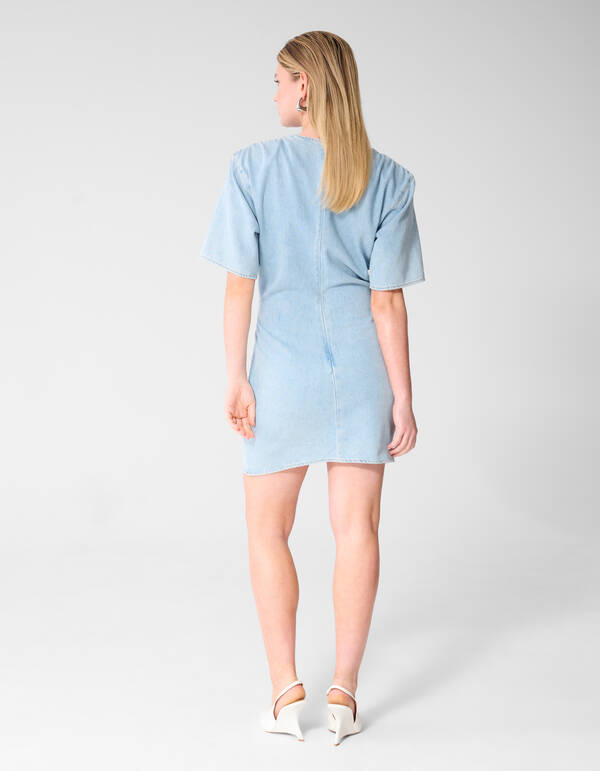 Denim Mini Kleid Gebleicht SHOEBY WOMEN