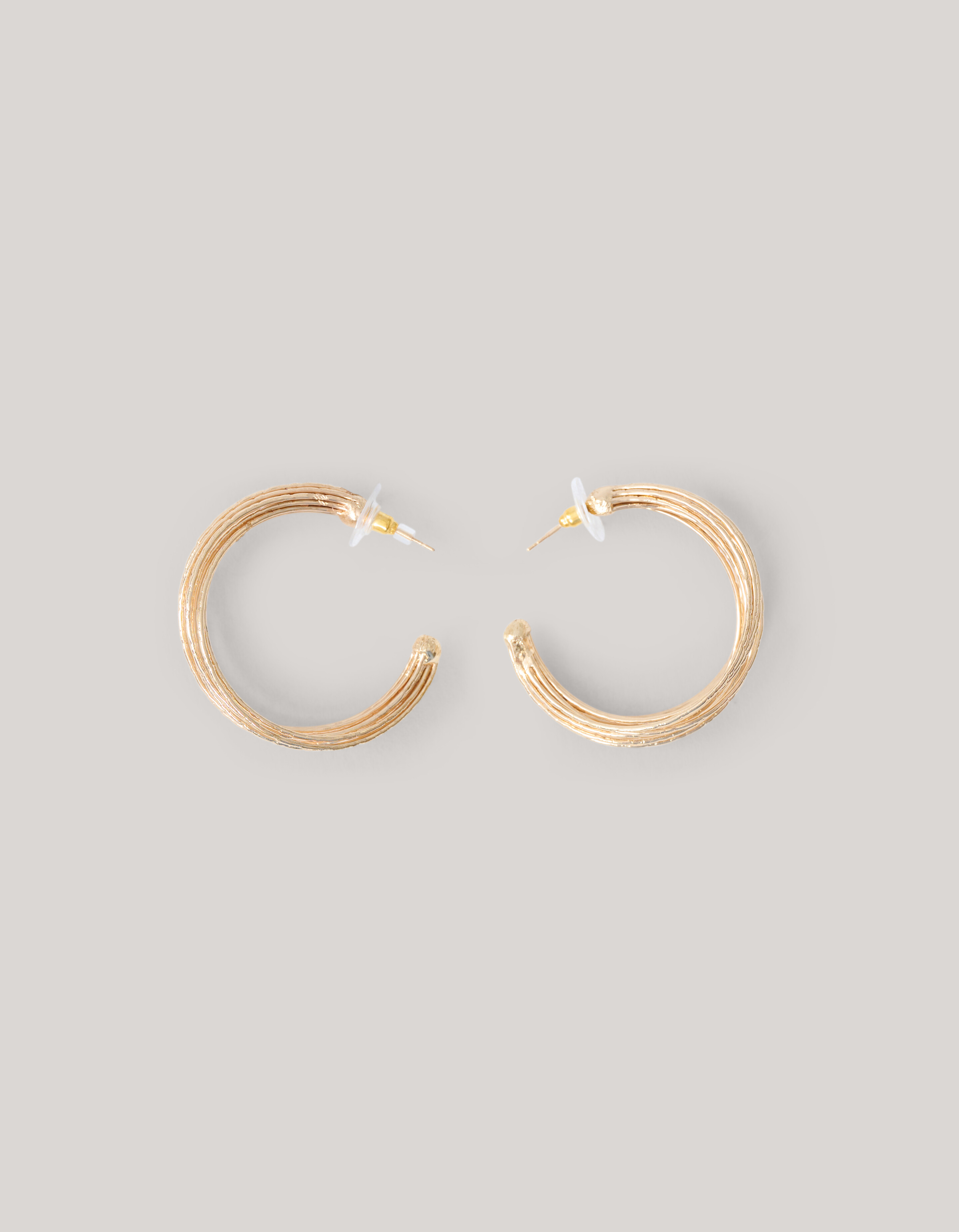 Multi Cord Hoop Ohrringe Gold SHOEBY ACCESSOIRES