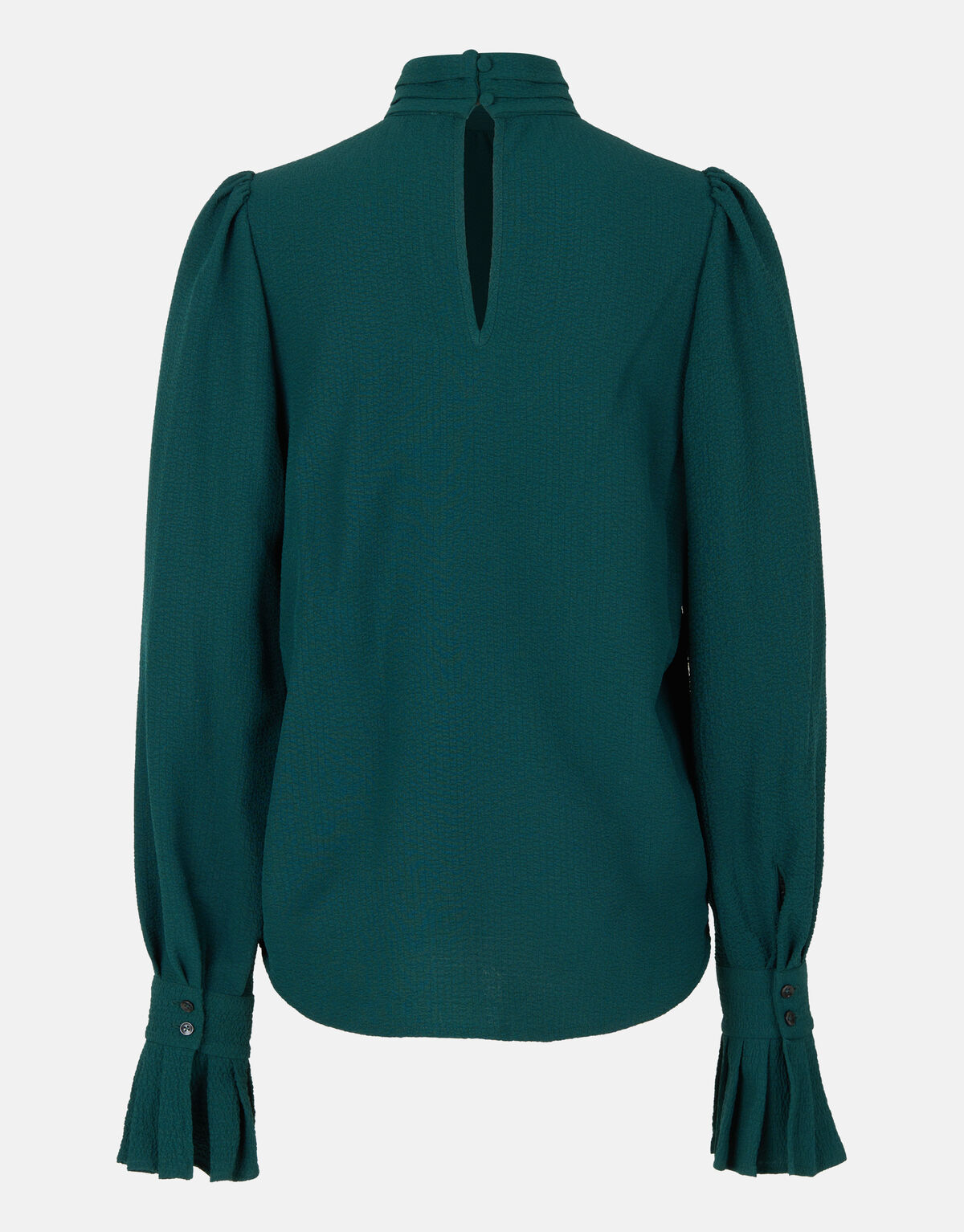 Bluse mit voluminösen Ärmeln Grün SHOEBY WOMEN