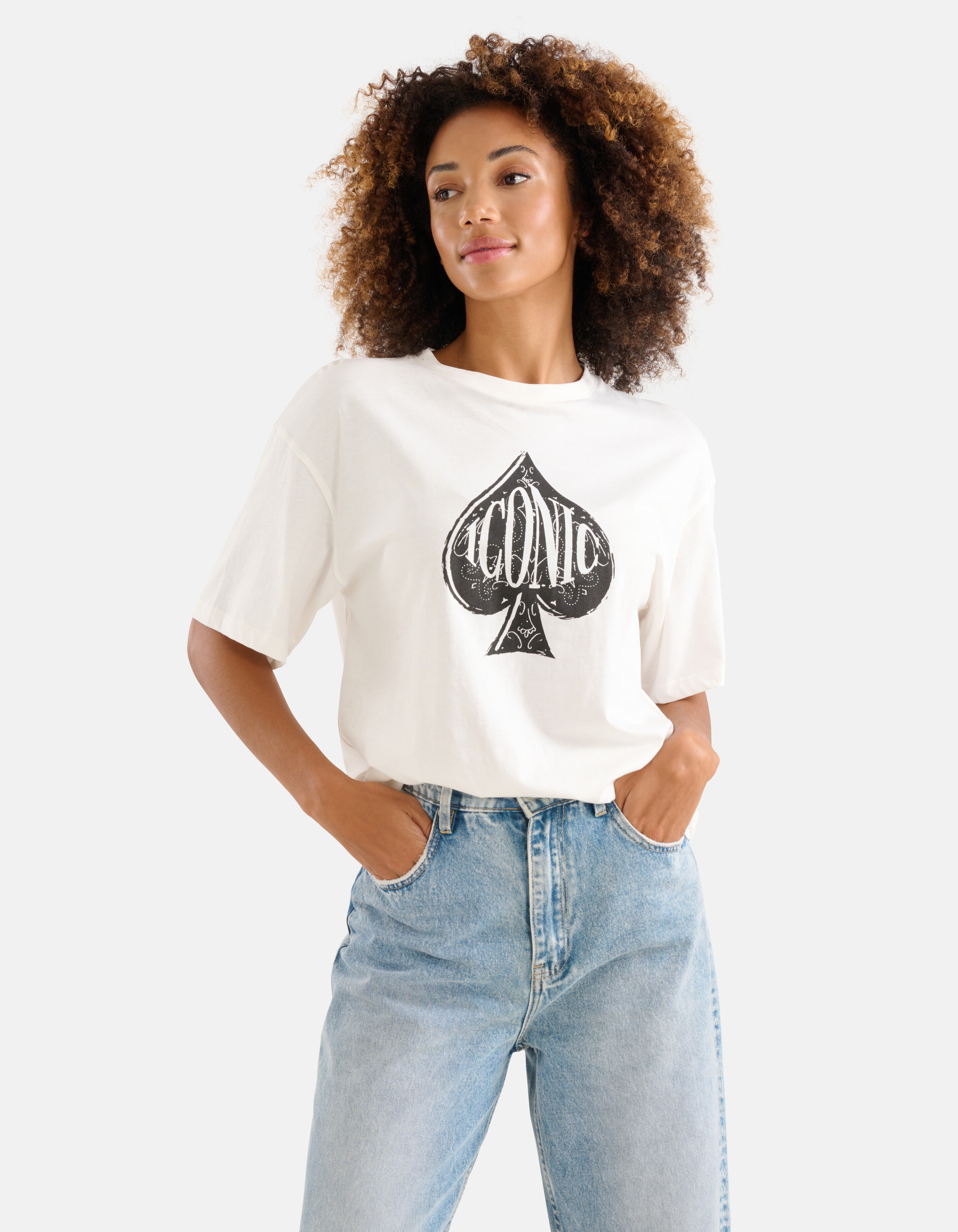 Artwork T-shirt Off White SHOEBY WOMEN