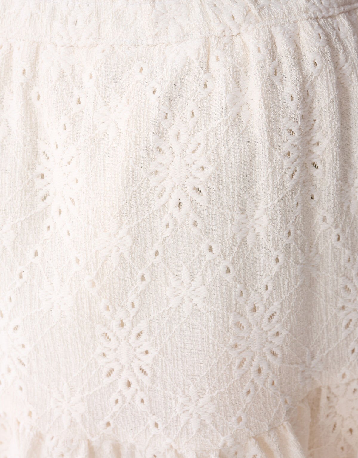 Stickerei R&uuml;schen Skort Wei&szlig; SHOEBY GIRLS