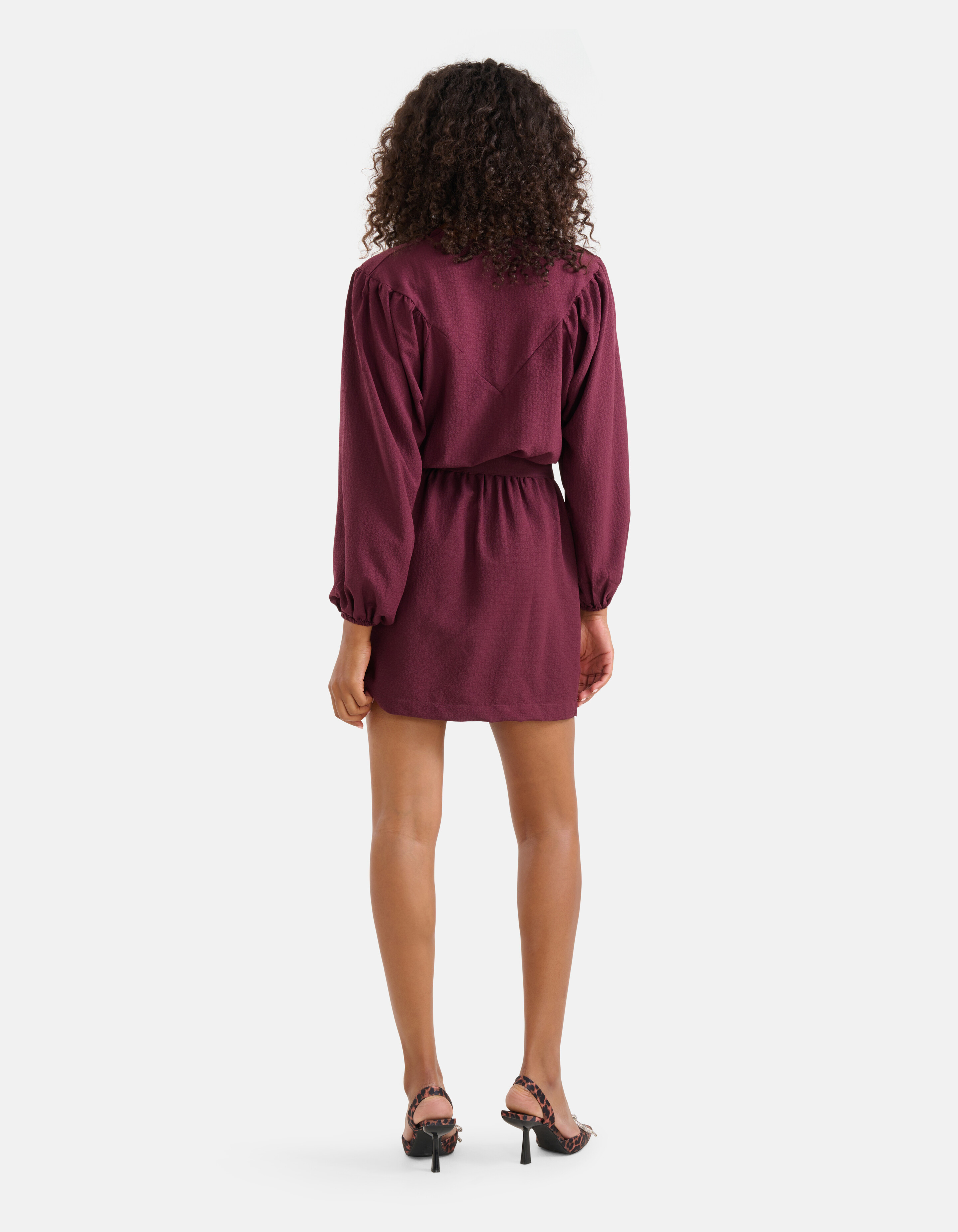 Struktur Kleid Bordeaux SHOEBY WOMEN