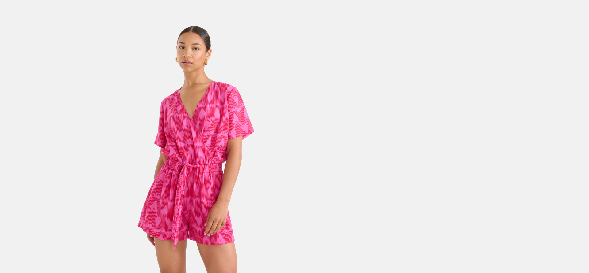 Grafikdruck Jumpshort Rosa SHOEBY WOMEN