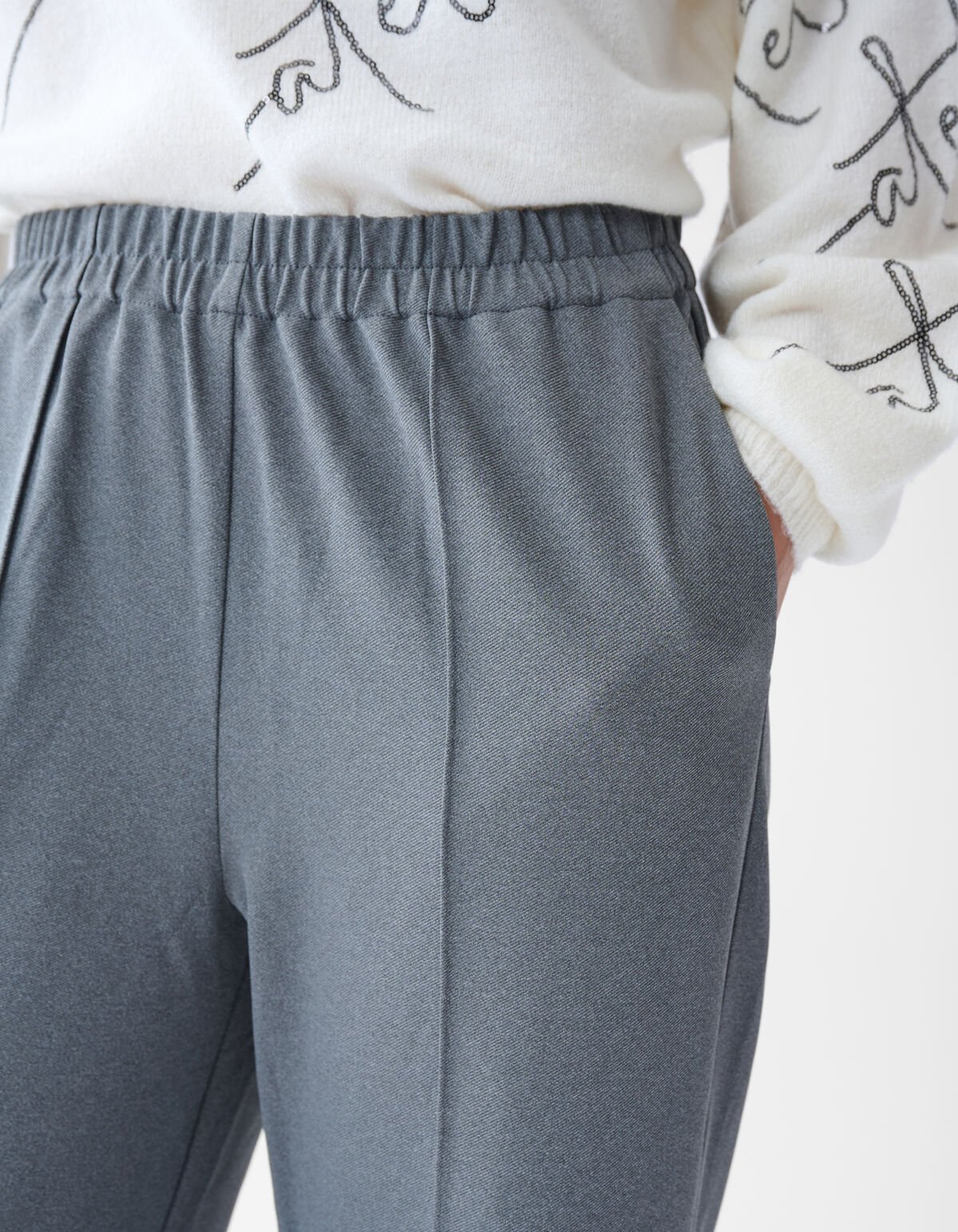 Basic Weites Bein Grau SHOEBY WOMEN