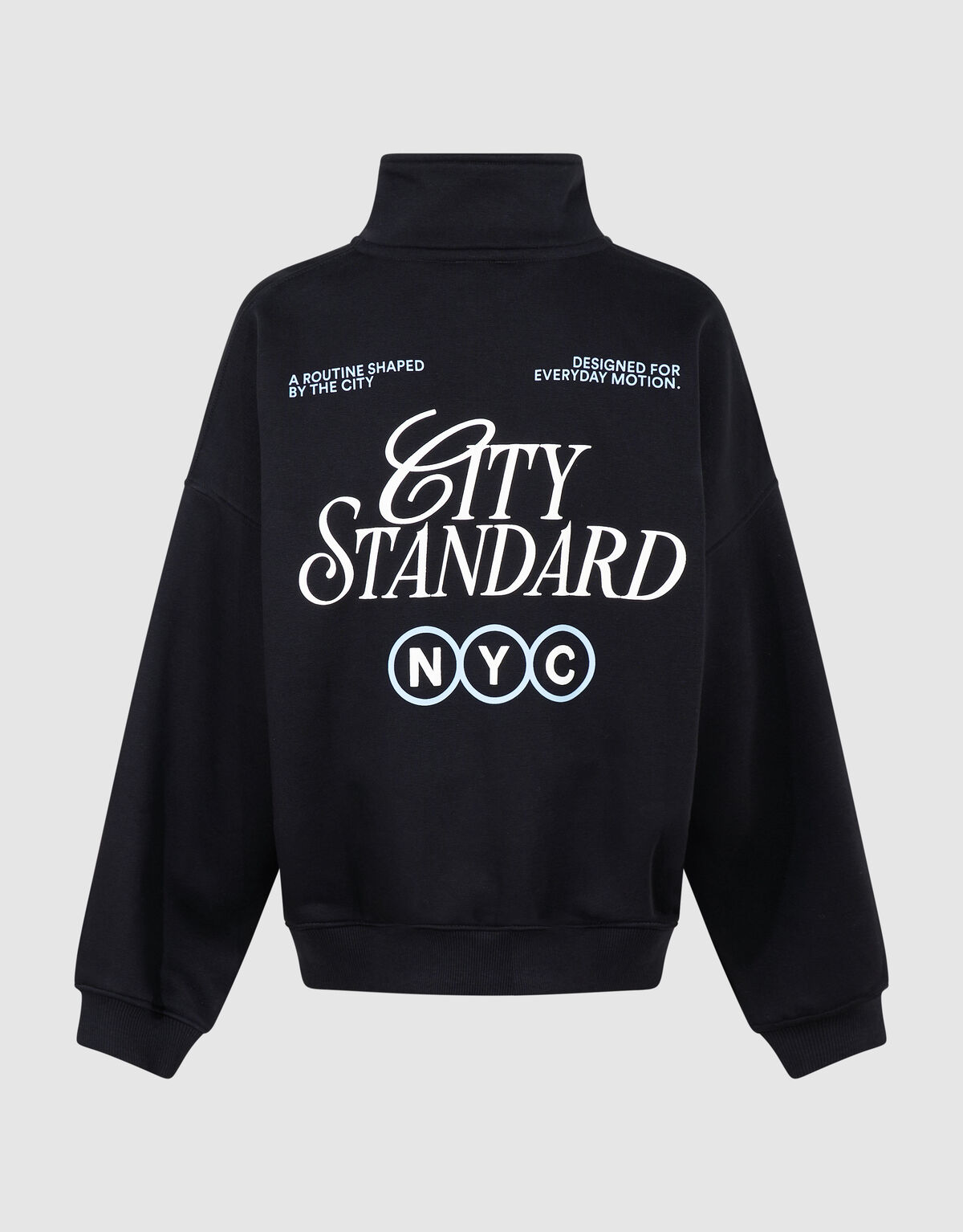 City Zip Sweatshirt Schwarz SHOEBY BOYS