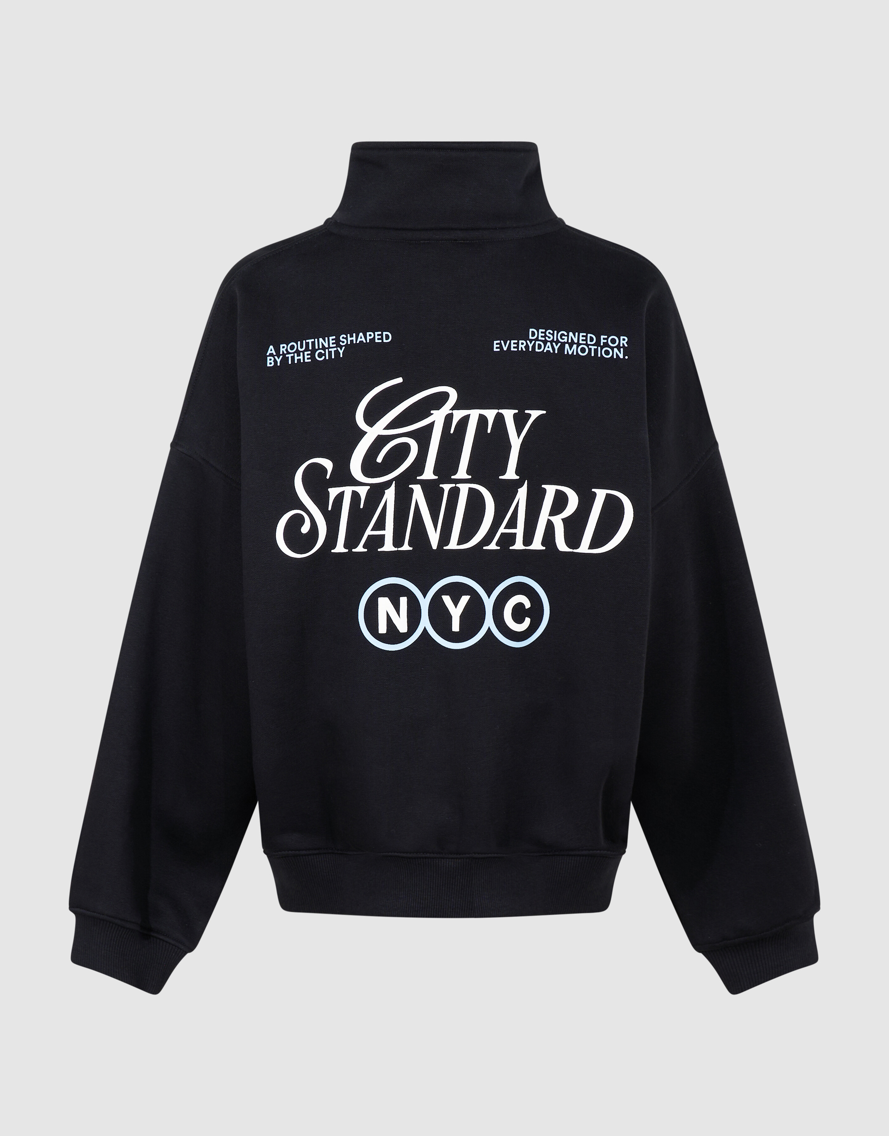 City Zip Sweatshirt Schwarz SHOEBY BOYS