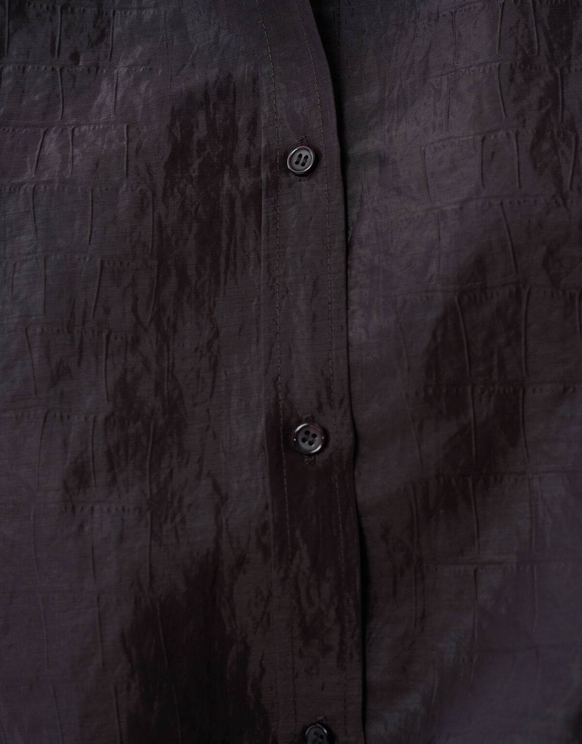 Croco Bluse Dunkelbraun SHOEBY WOMEN